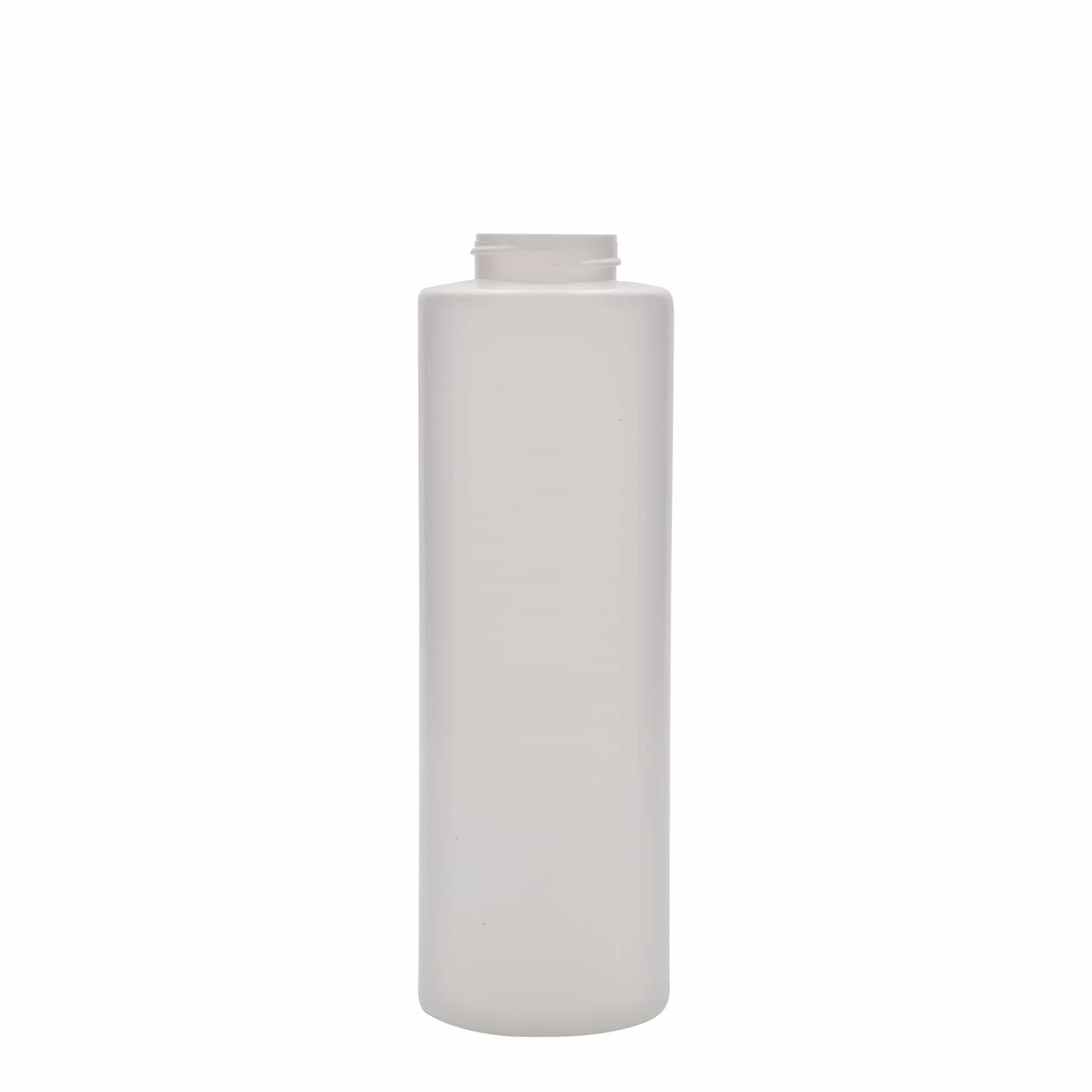 500 ml Soßenflasche, LDPE-Kunststoff, weiß, Mündung:  38/400