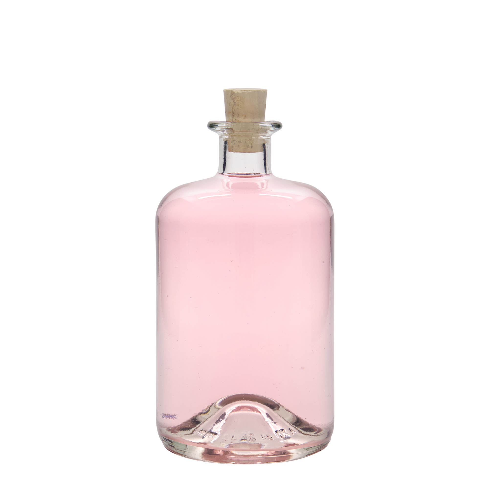 700 ml Glasflasche Apotheker, Mündung: Kork