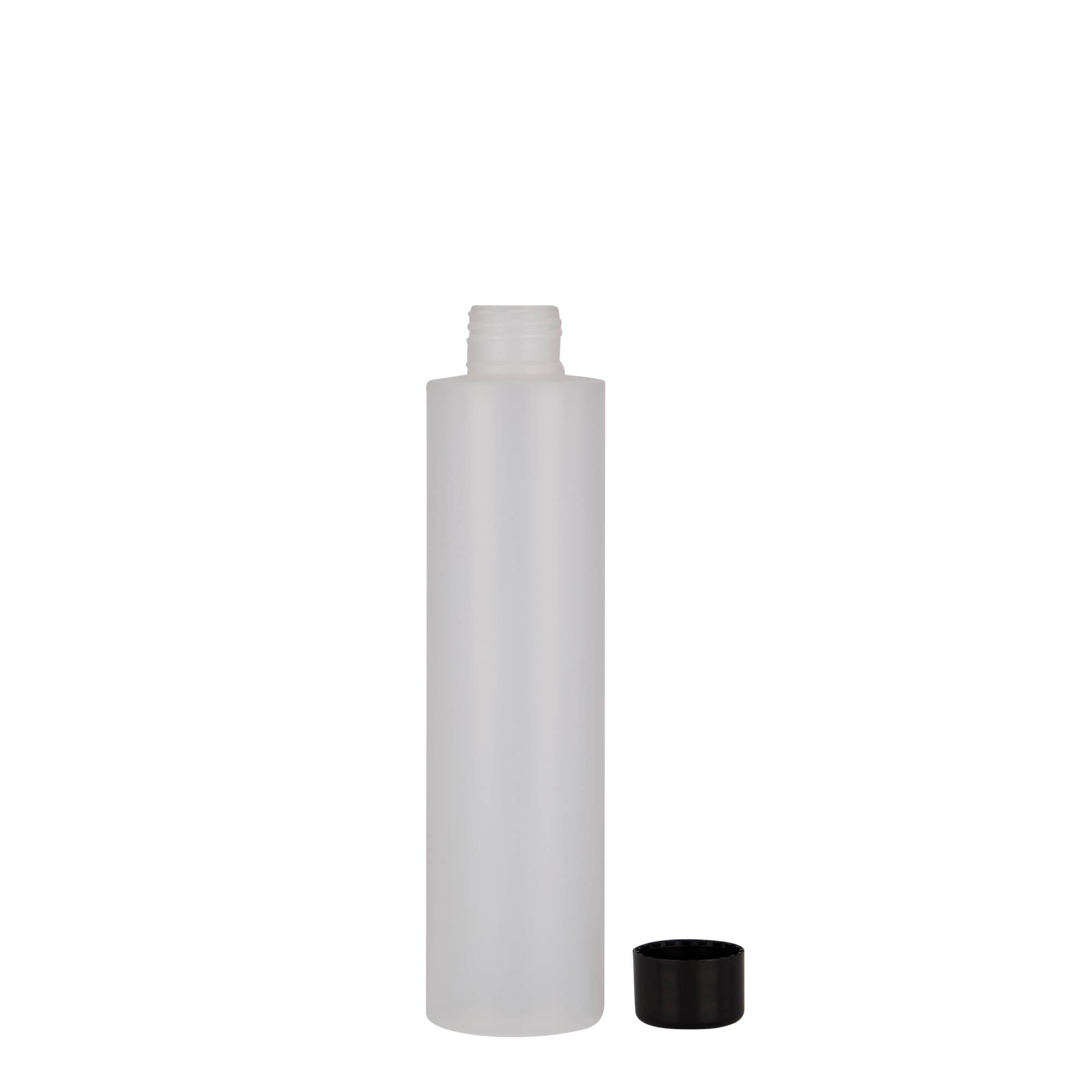 200 ml Kunststoffflasche „Pipe“, HDPE, natur, Mündung:  24/410