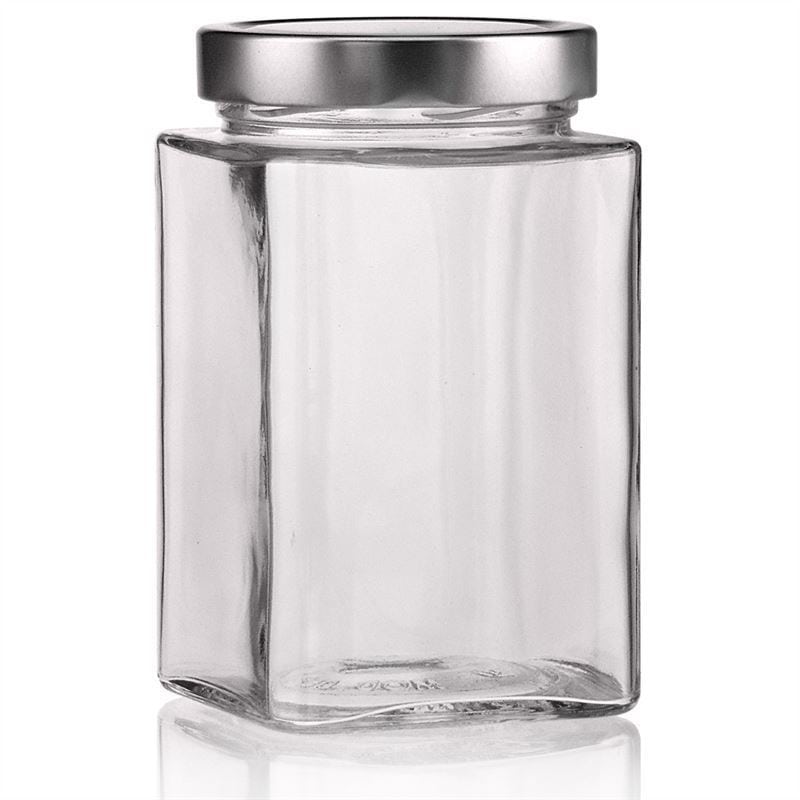 720 ml Vierkantglas 'Ikarus', Mündung: Deep-Twist-Off (DTO 82)