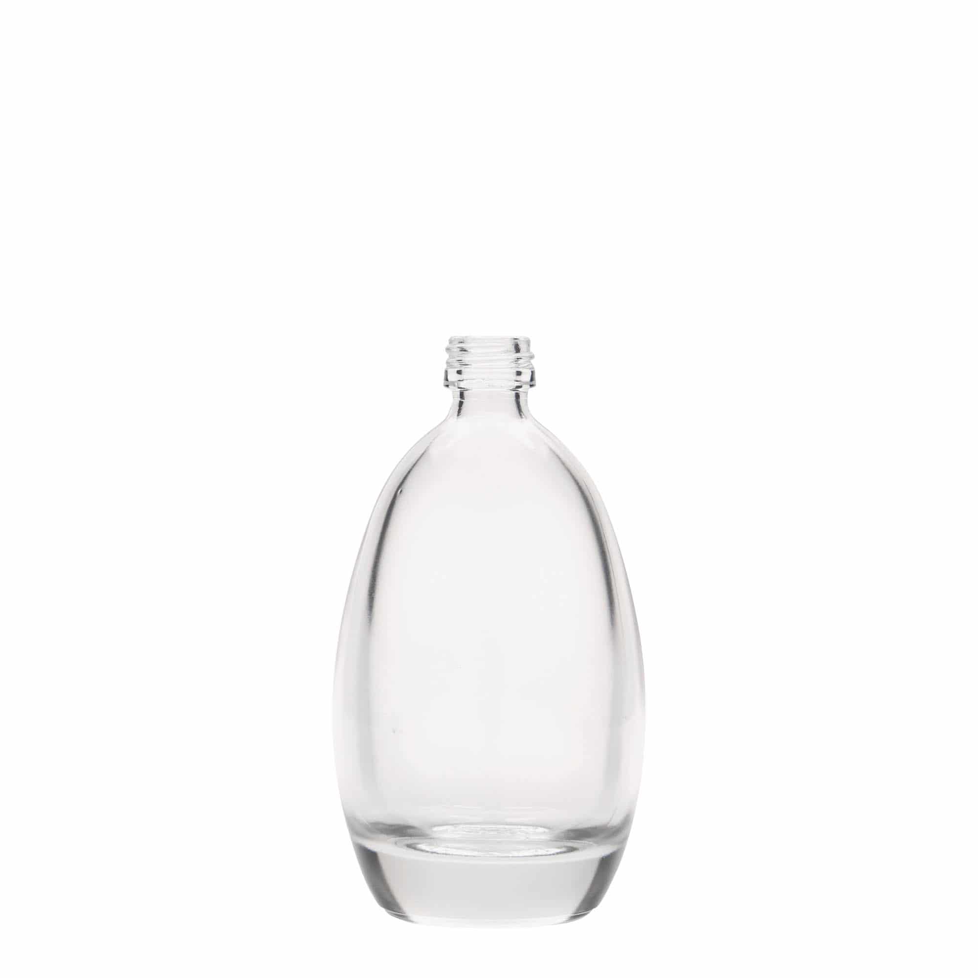 100 ml Glasflasche 'Ei', Mündung: PP 18 100 ml Glasflasche 'Ei', Mündung: PP 18