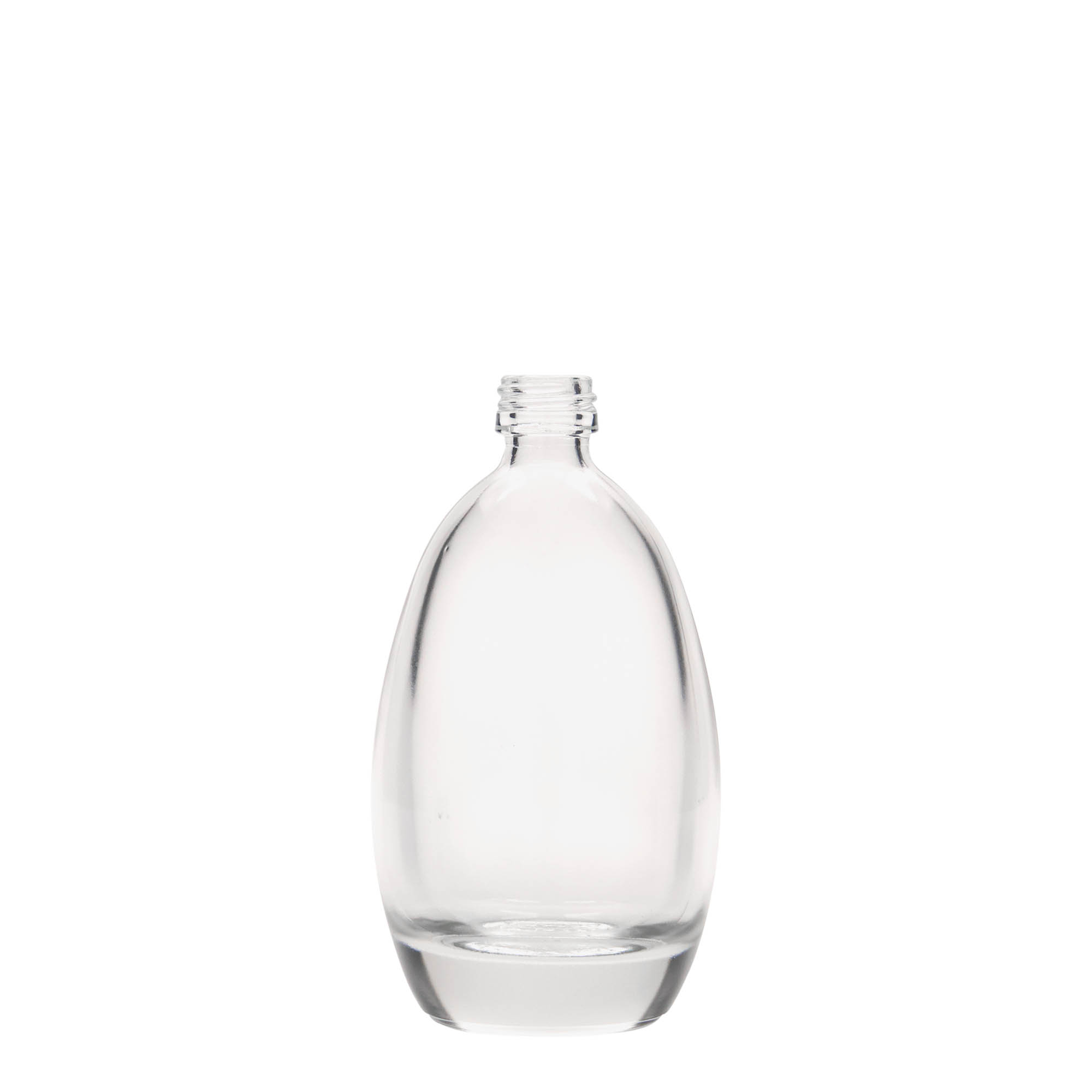 100 ml Glasflasche 'Ei', Mündung: PP 18