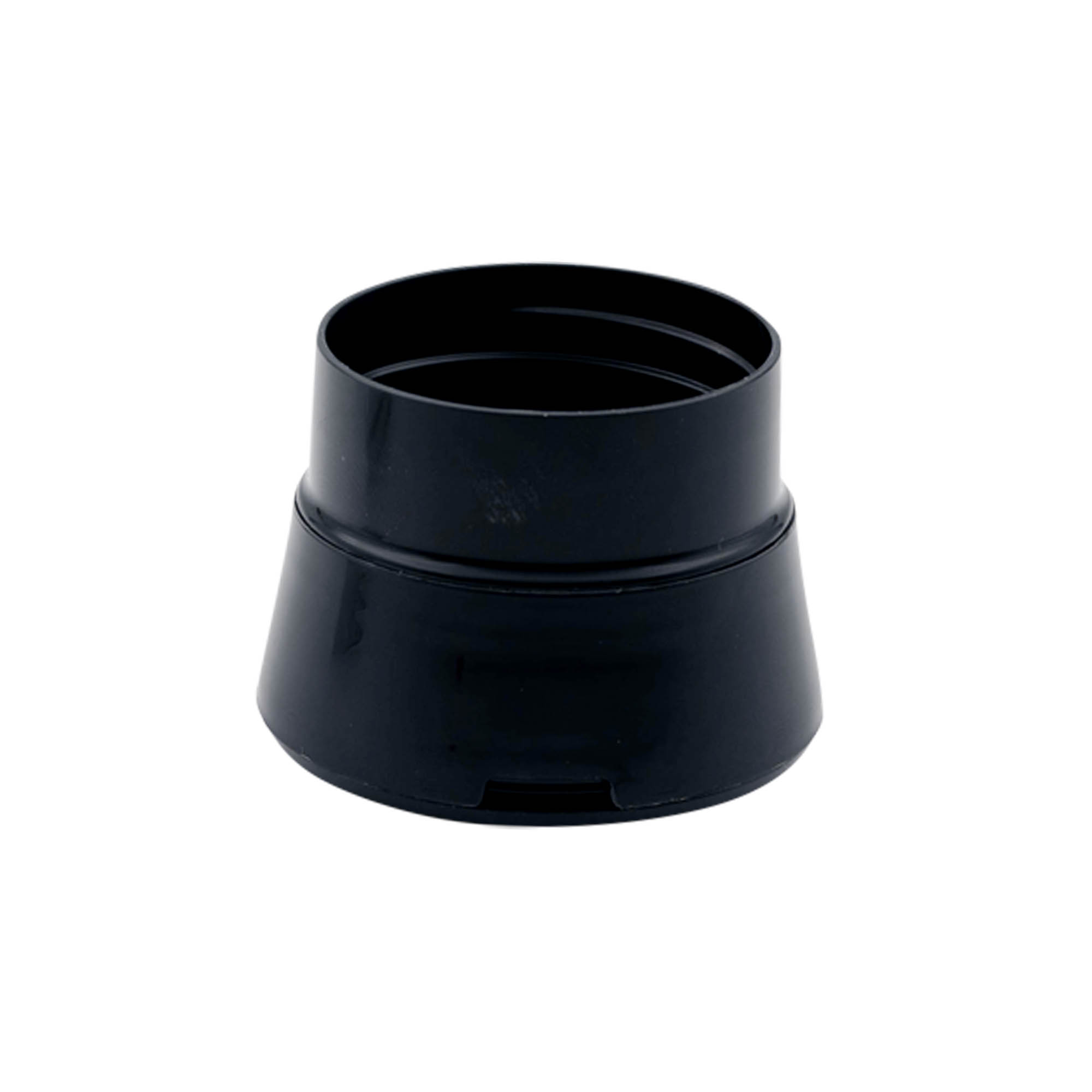 Gewürzdosenverschluss Mühle, PP-Kunststoff, schwarz, für Mündung: 38/400 Gewürzdosenverschluss Mühle, PP-Kunststoff, schwarz, für Mündung: 38/400