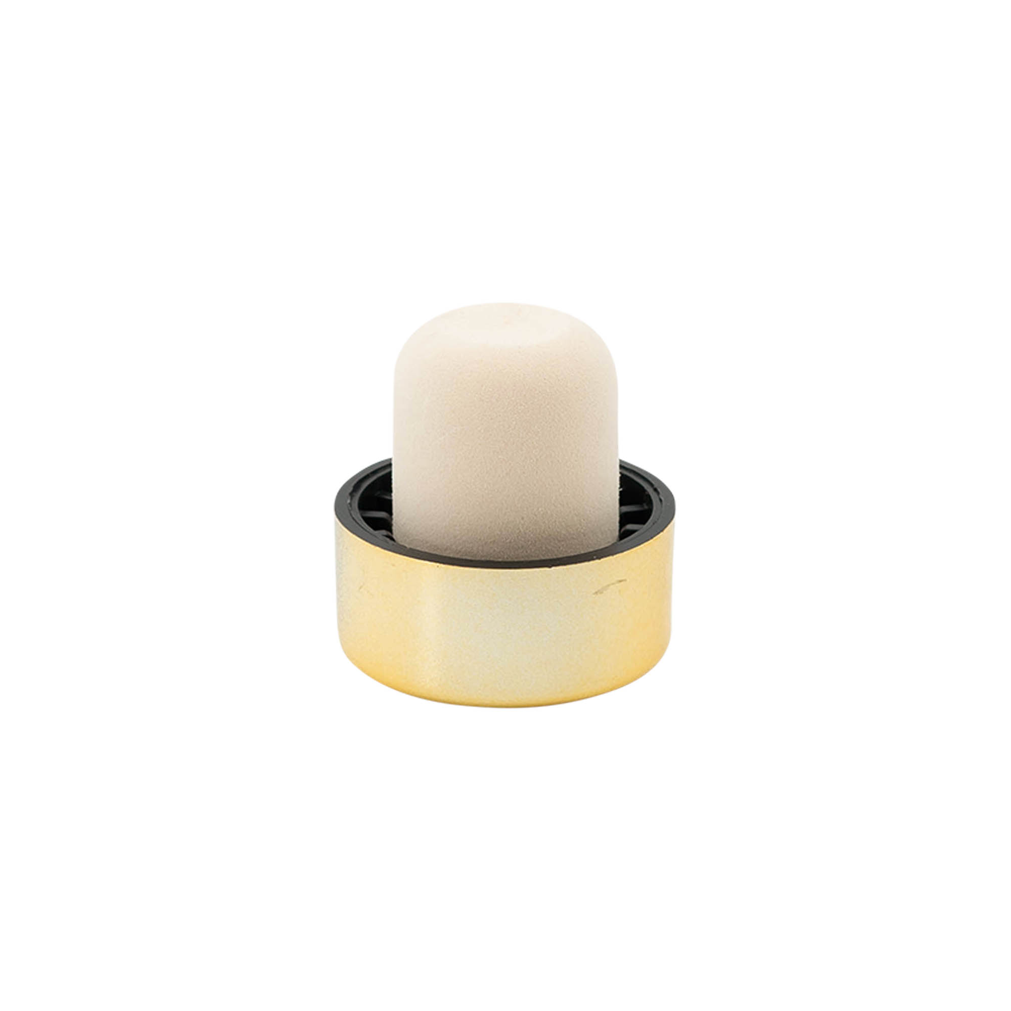 Griffkorken 19 mm, Kunststoff, gold, für Mündung: Kork Griffkorken 19 mm, Kunststoff, gold, für Mündung: Kork