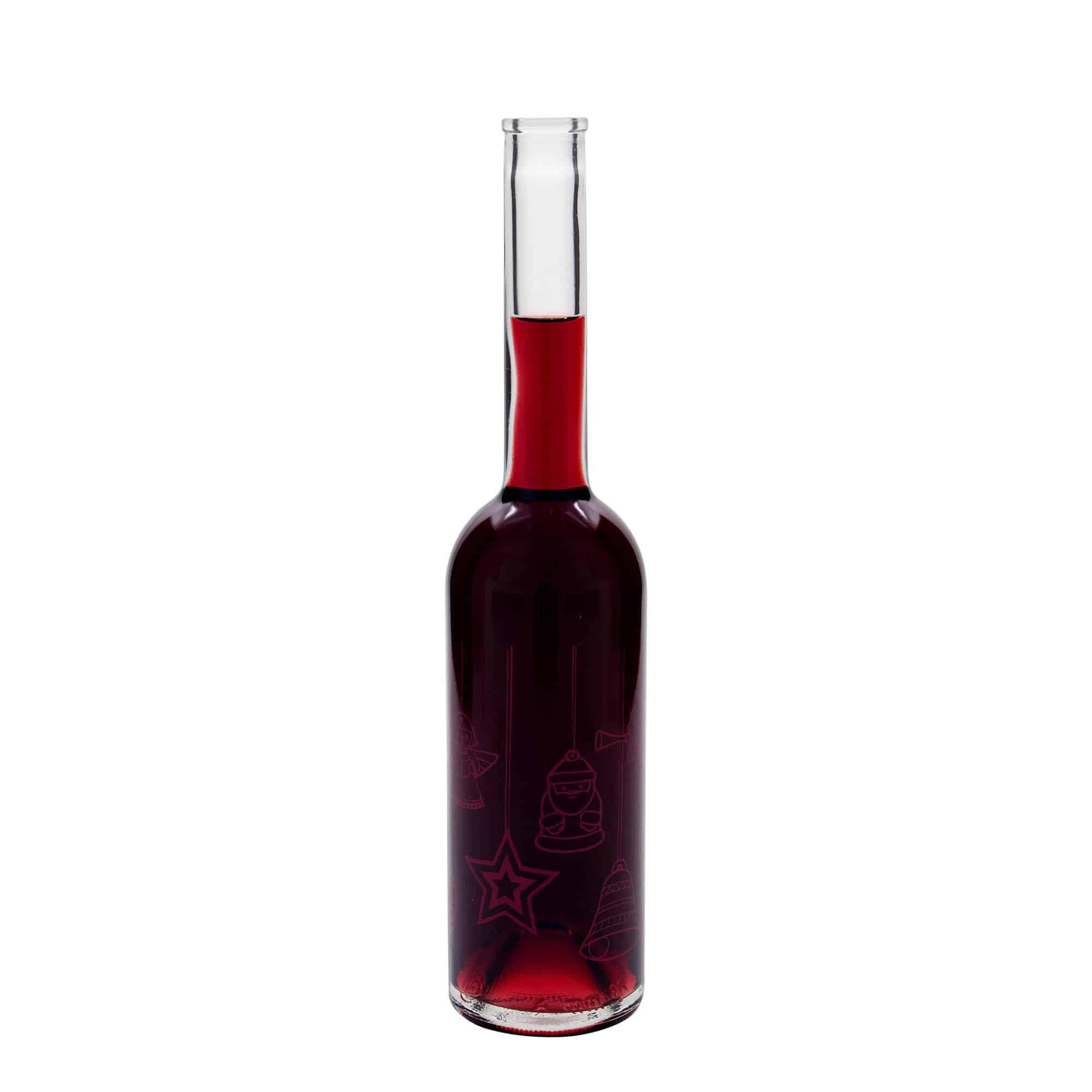 500 ml Glasflasche 'Opera', Motiv: Sterne, Mündung: Kork 500 ml Glasflasche 'Opera', Motiv: Sterne, Mündung: Kork