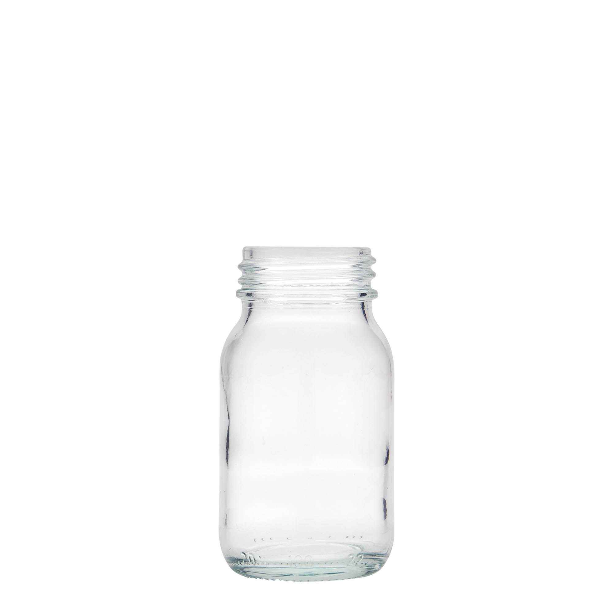100 ml Weithalsglas, Mündung: DIN 40