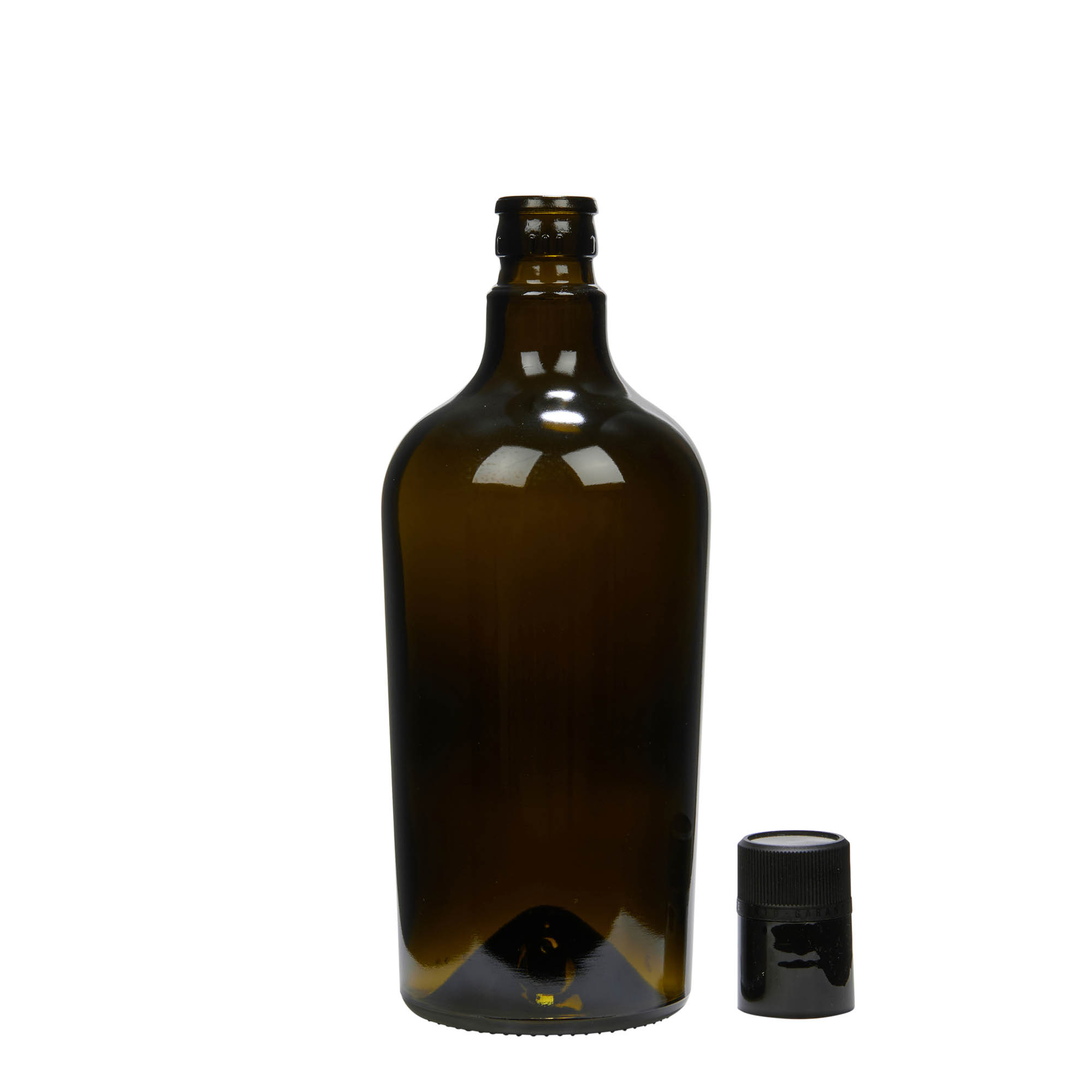 750 ml Essig-/Ölflasche 'Oleum', Glas, antikgrün, Mündung: DOP 750 ml Essig-/Ölflasche 'Oleum', Glas, antikgrün, Mündung: DOP