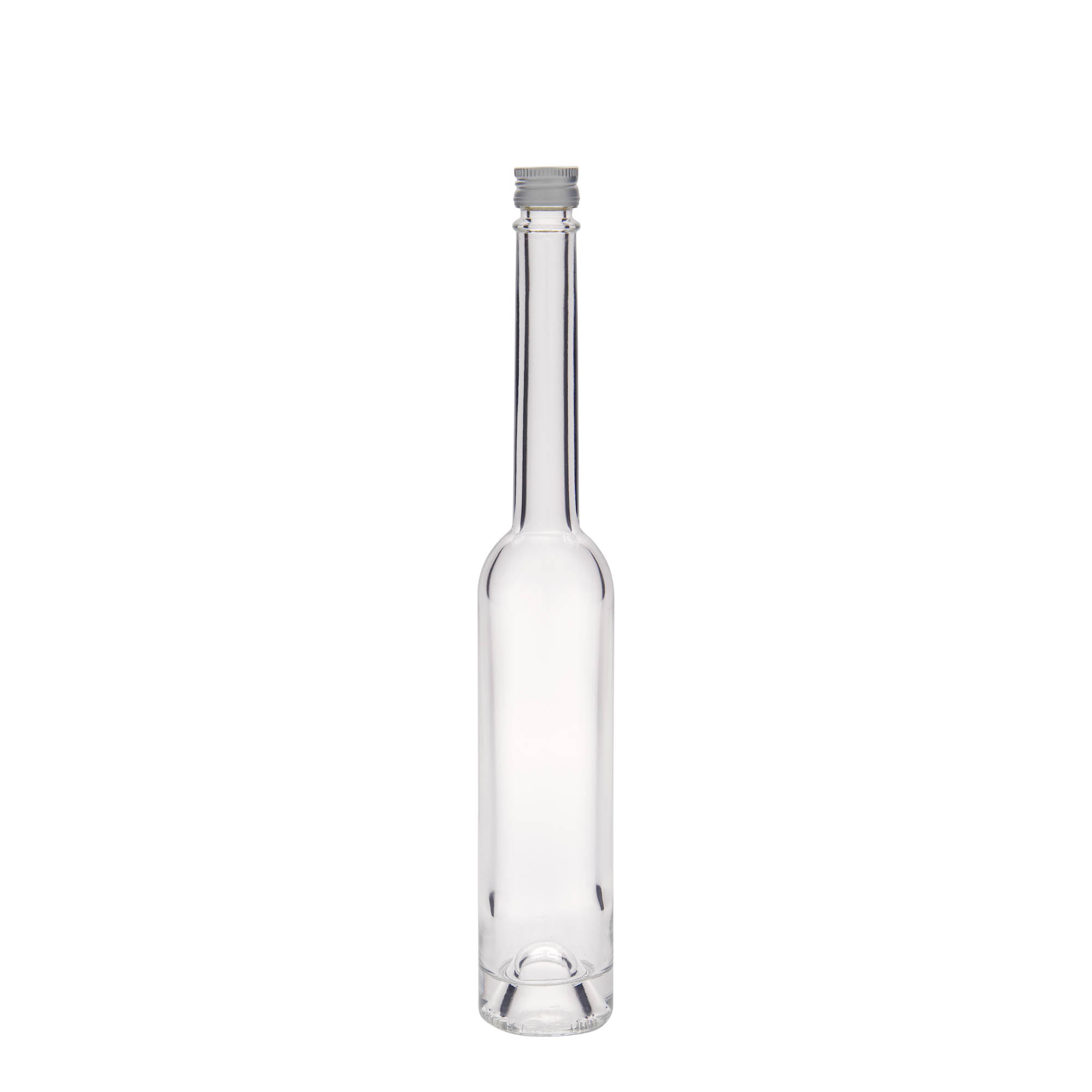 100 ml Glasflasche 'Platina', Mündung: PP 18 100 ml Glasflasche 'Platina', Mündung: PP 18