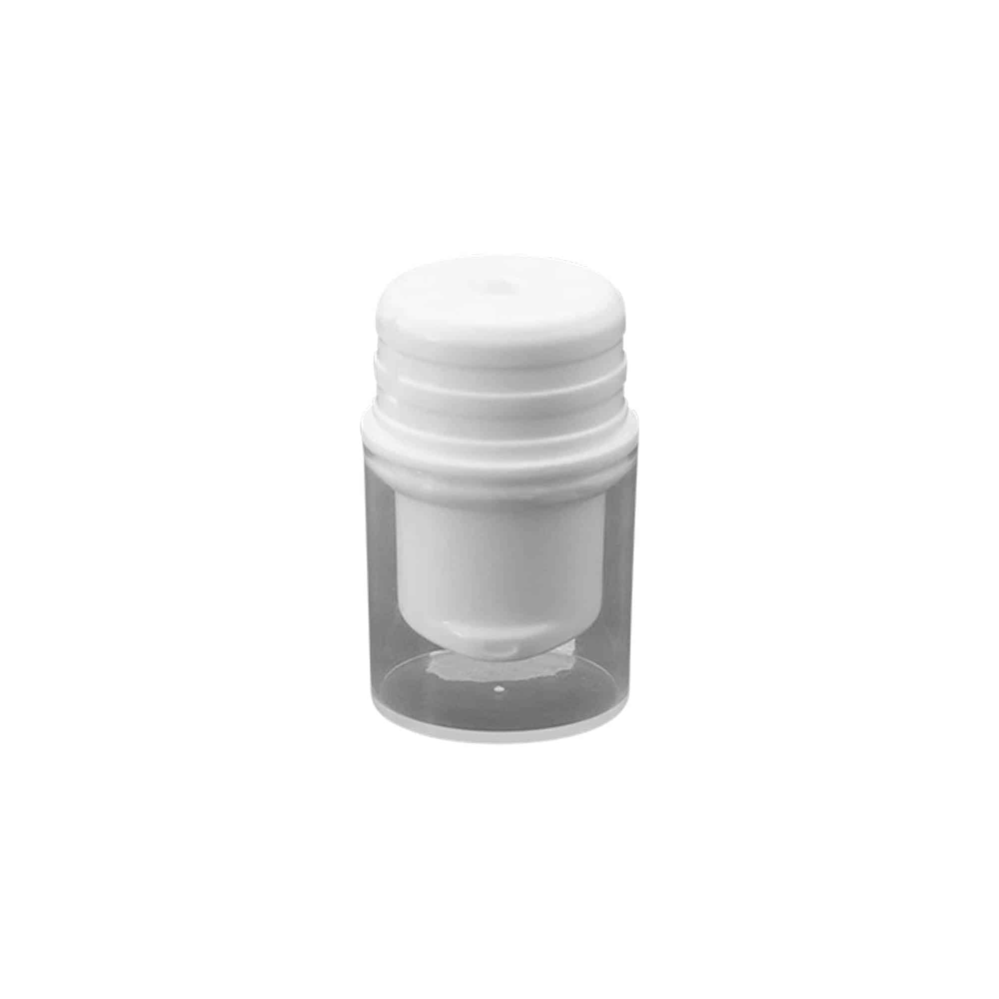 Airless Dispenser Pumpkopf „Nano“, PP-Kunststoff, weiß