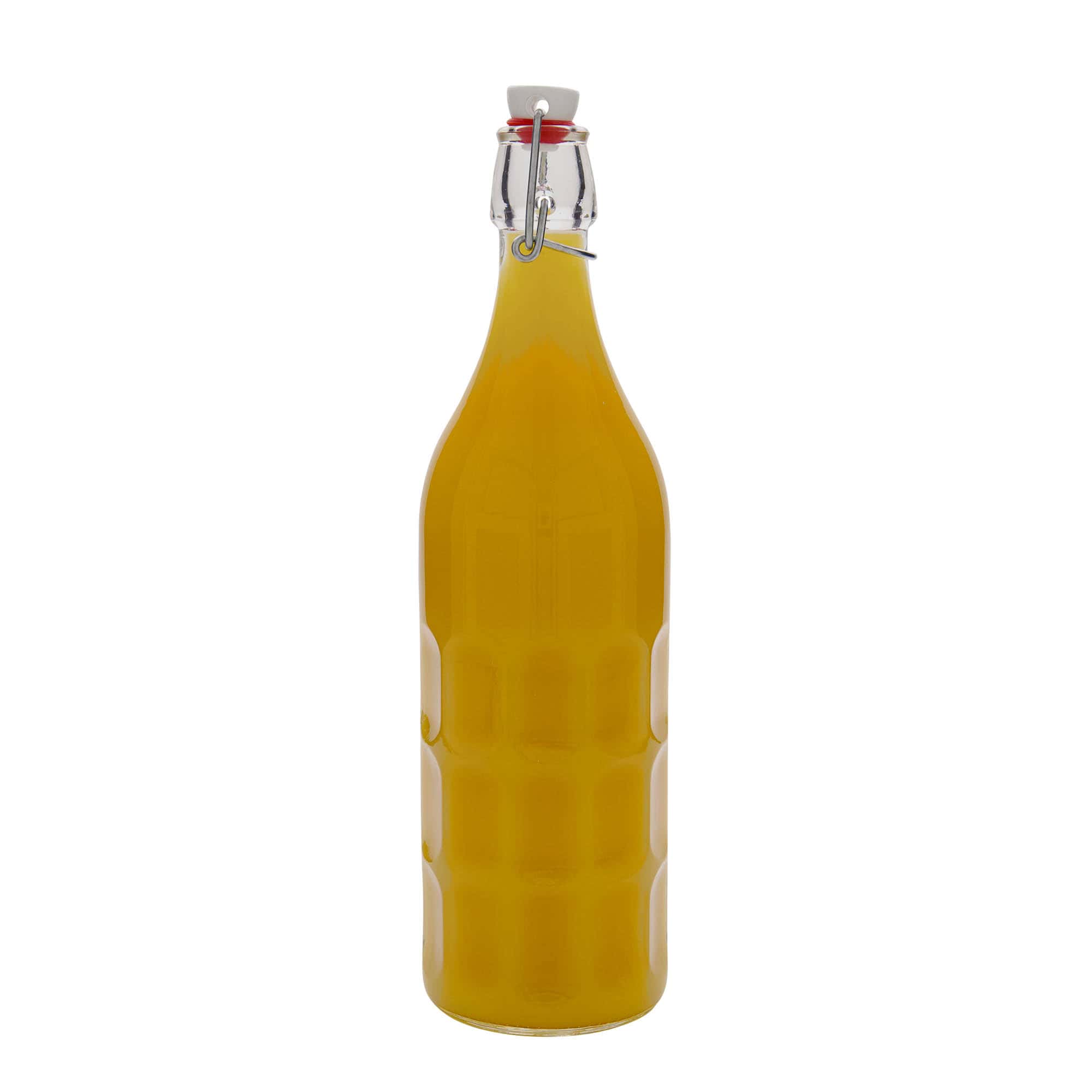 1.000 ml Glasflasche Moresca, Mündung: Bügelverschluss 1.000 ml Glasflasche Moresca, Mündung: Bügelverschluss