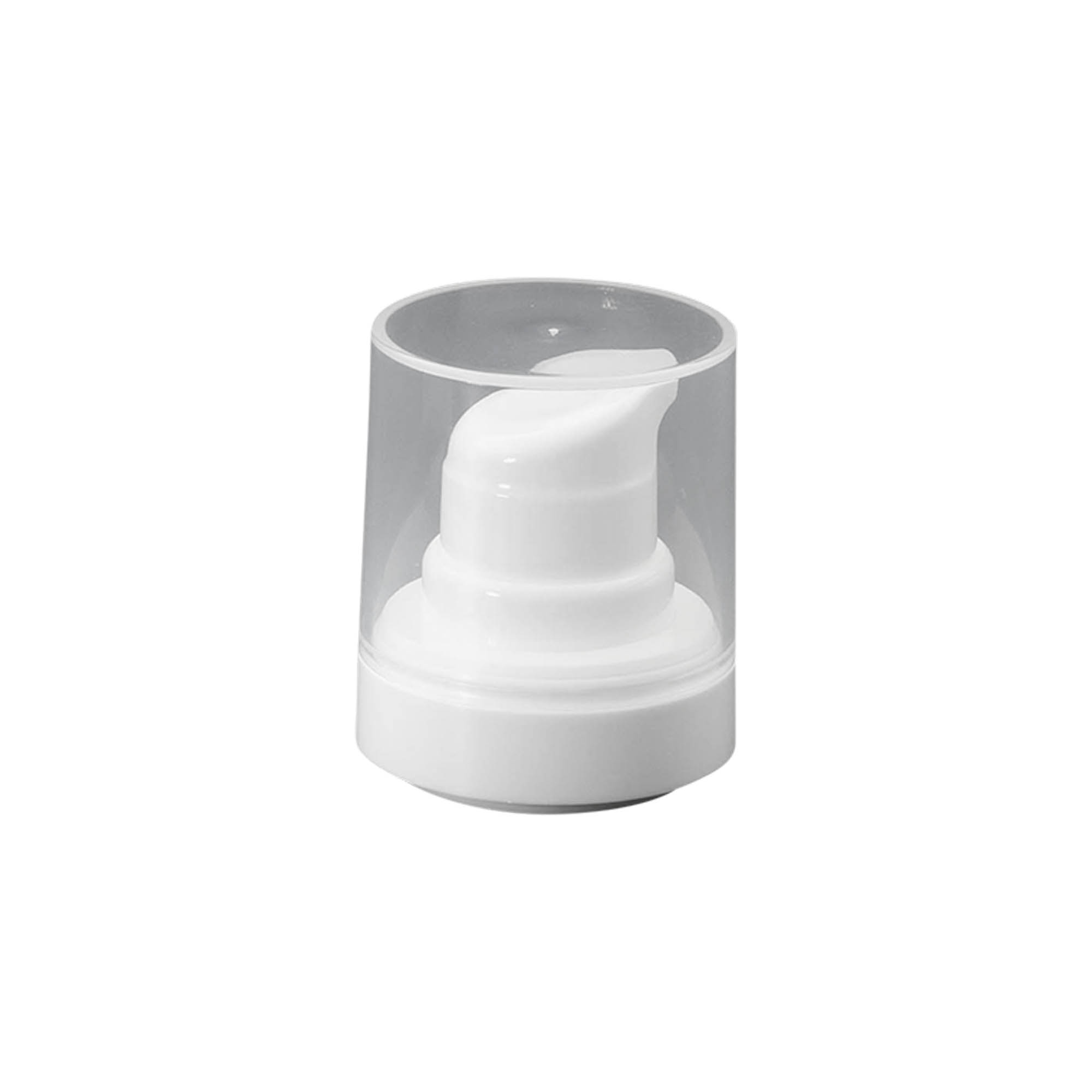 Airless Dispenser Pumpkopf „Micro“, PP-Kunststoff, weiß