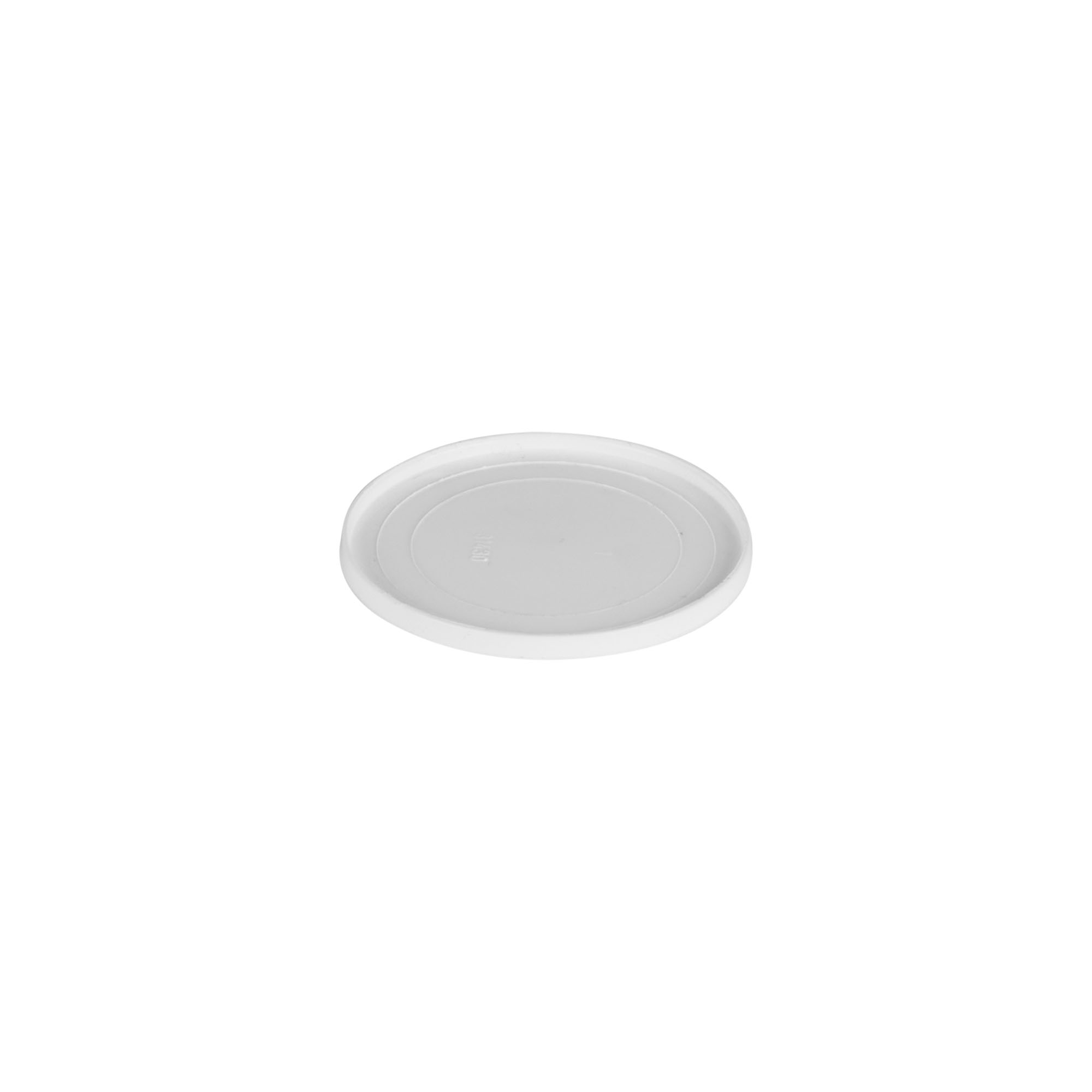Abdeckscheibe für 15 ml 'Bianca', PP-Kunststoff, weiß