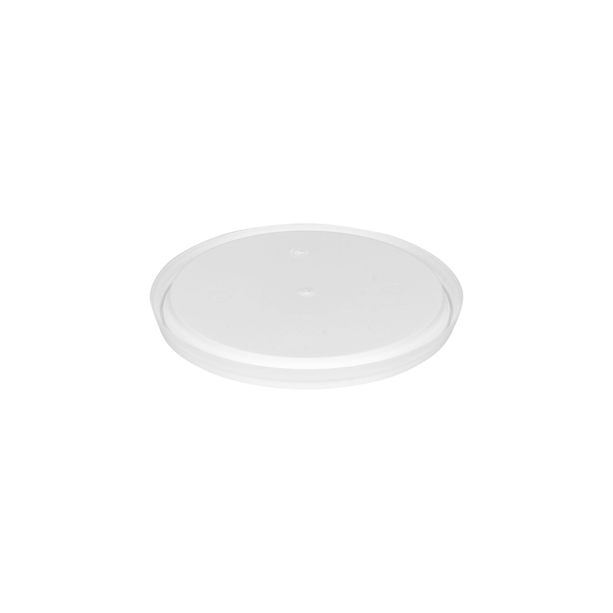 Deckel für 0,6 l Eimer, PP-Kunststoff, weiß Deckel für 0,6 l Eimer, PP-Kunststoff, weiß