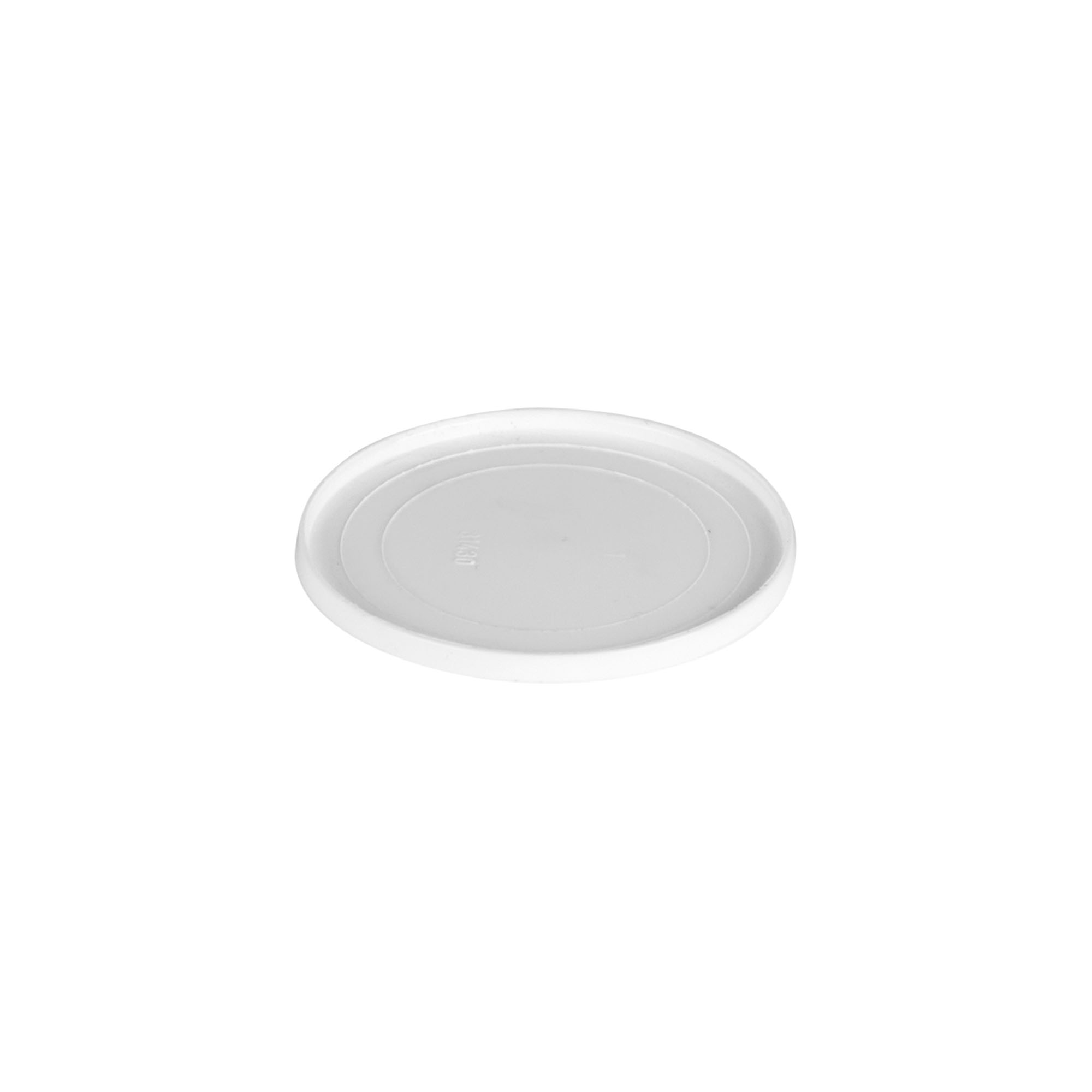 Abdeckscheibe für 30 ml 'Bianca', PP-Kunststoff, weiß