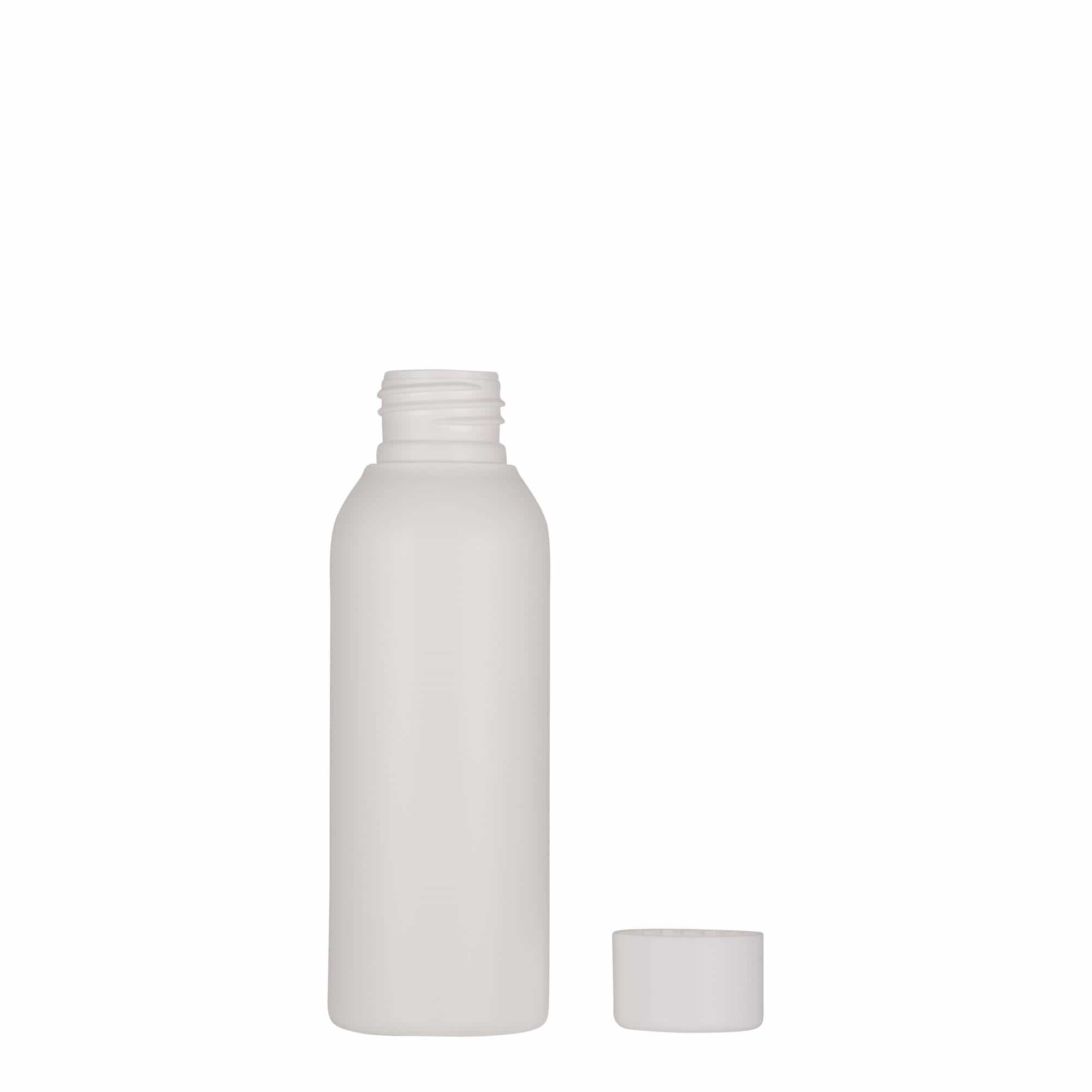 100 ml Kunststoffflasche „Tuffy“, HDPE, weiß, Mündung:  24/410