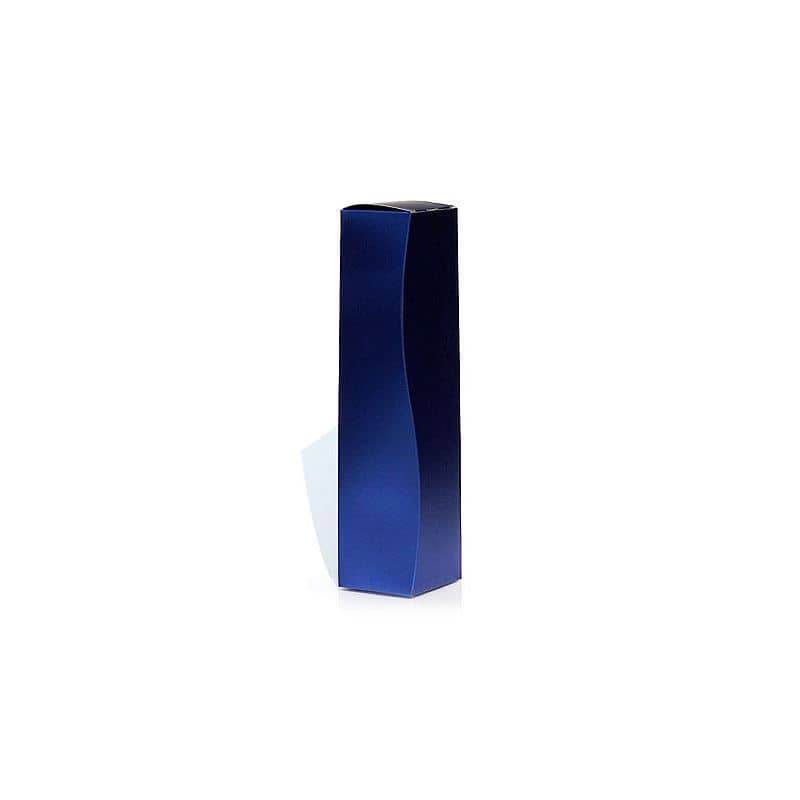 Geschenkkarton 'Metallic', rechteckig, Pappe, royalblau Geschenkkarton 'Metallic', rechteckig, Pappe, royalblau
