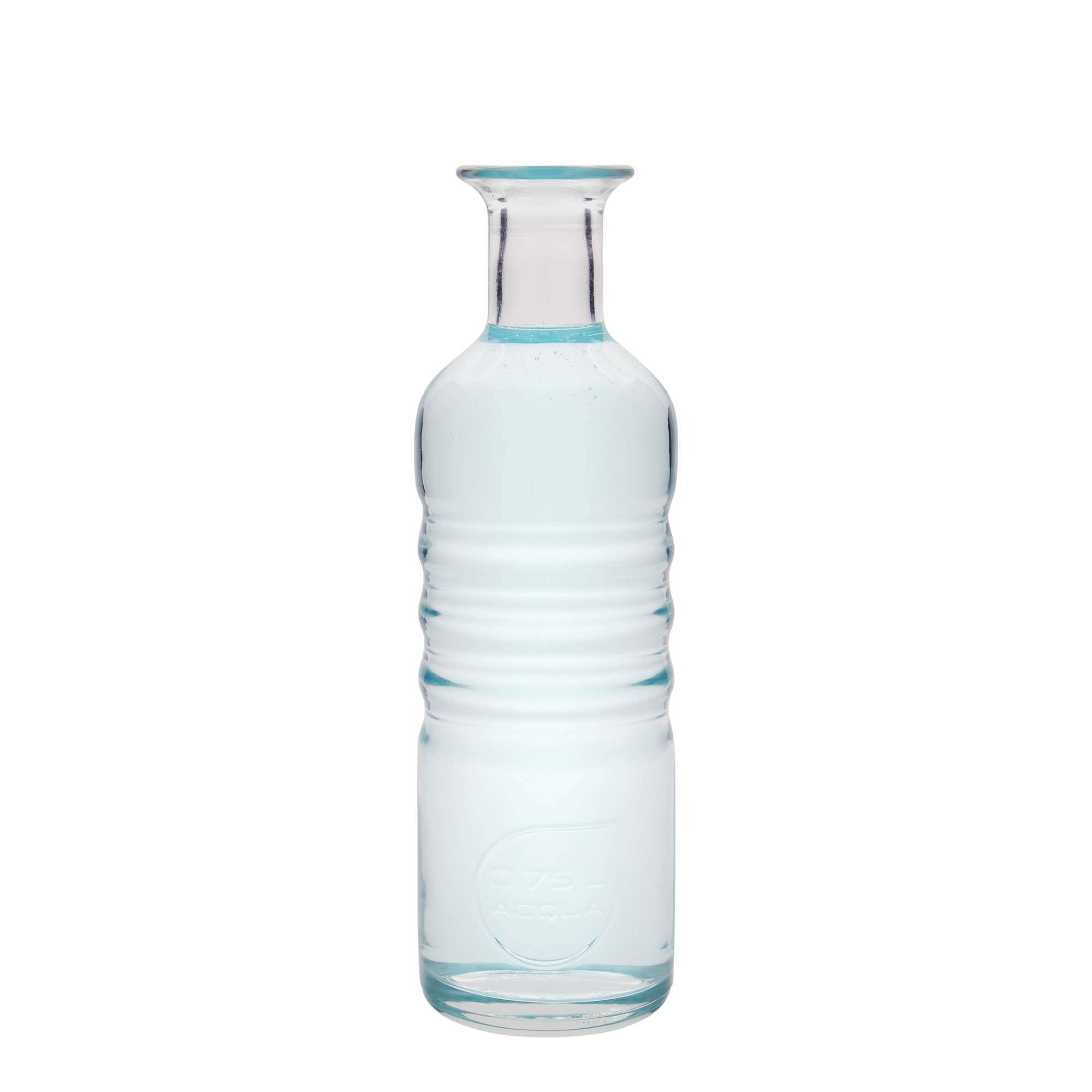 750 ml Glasflasche „Optima Acqua“, Mündung: Kork