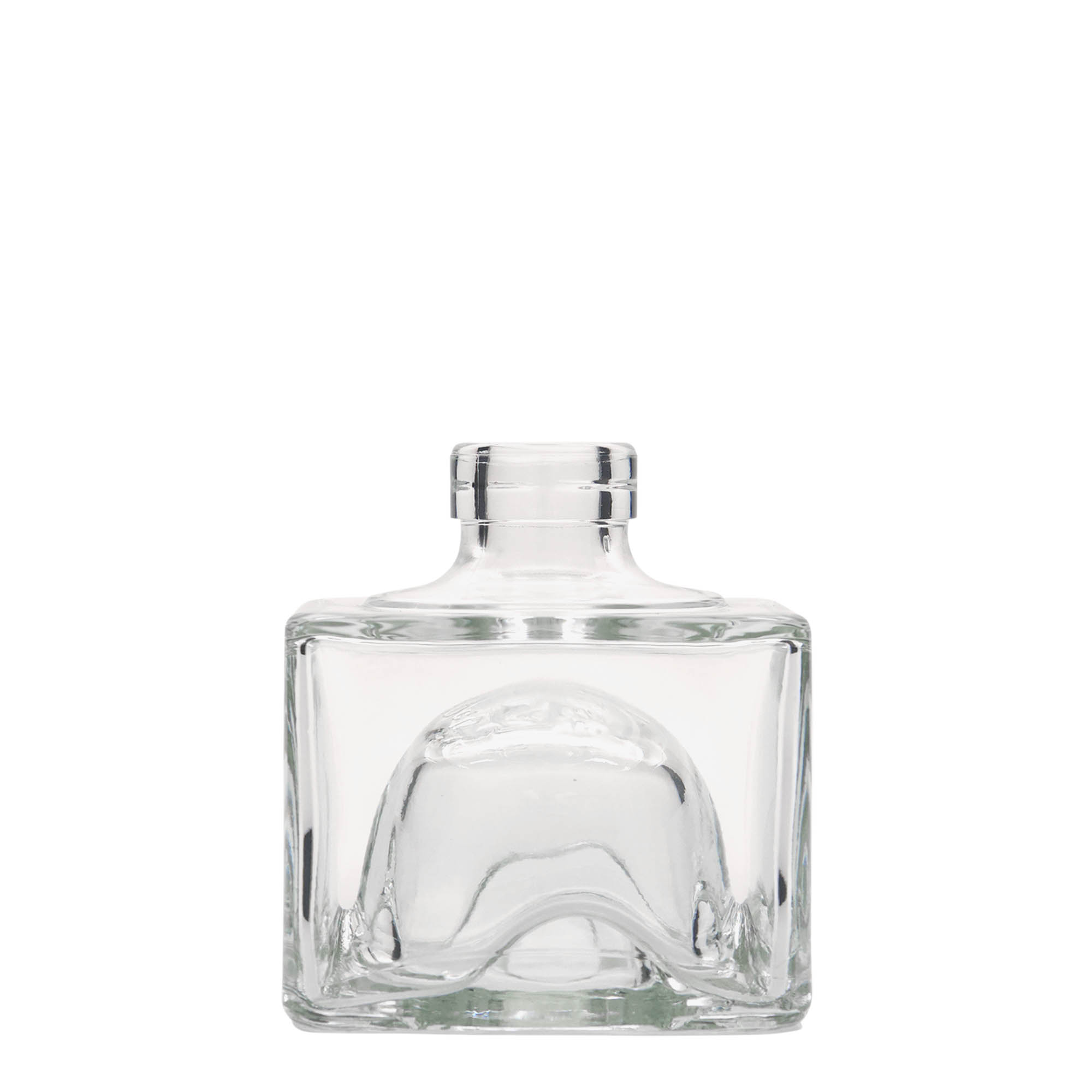200 ml Glasflasche 'Cocolores', quadratisch, Mündung: Kork 200 ml Glasflasche 'Cocolores', quadratisch, Mündung: Kork