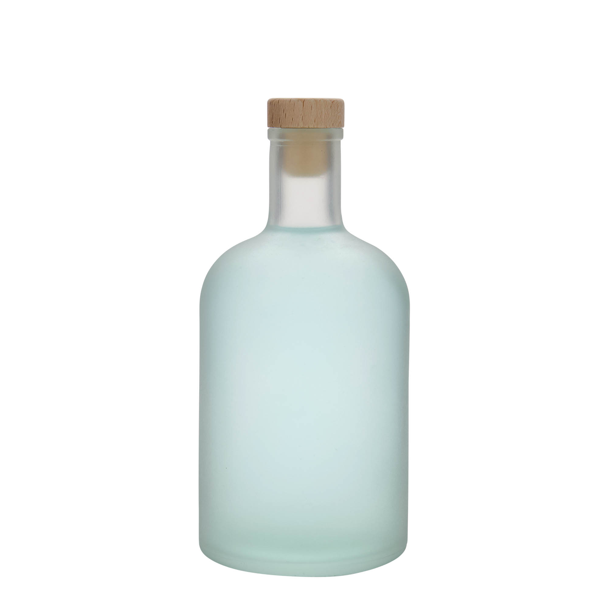 700 ml Glasflasche 'Gerardino', geeist, Mündung: Kork