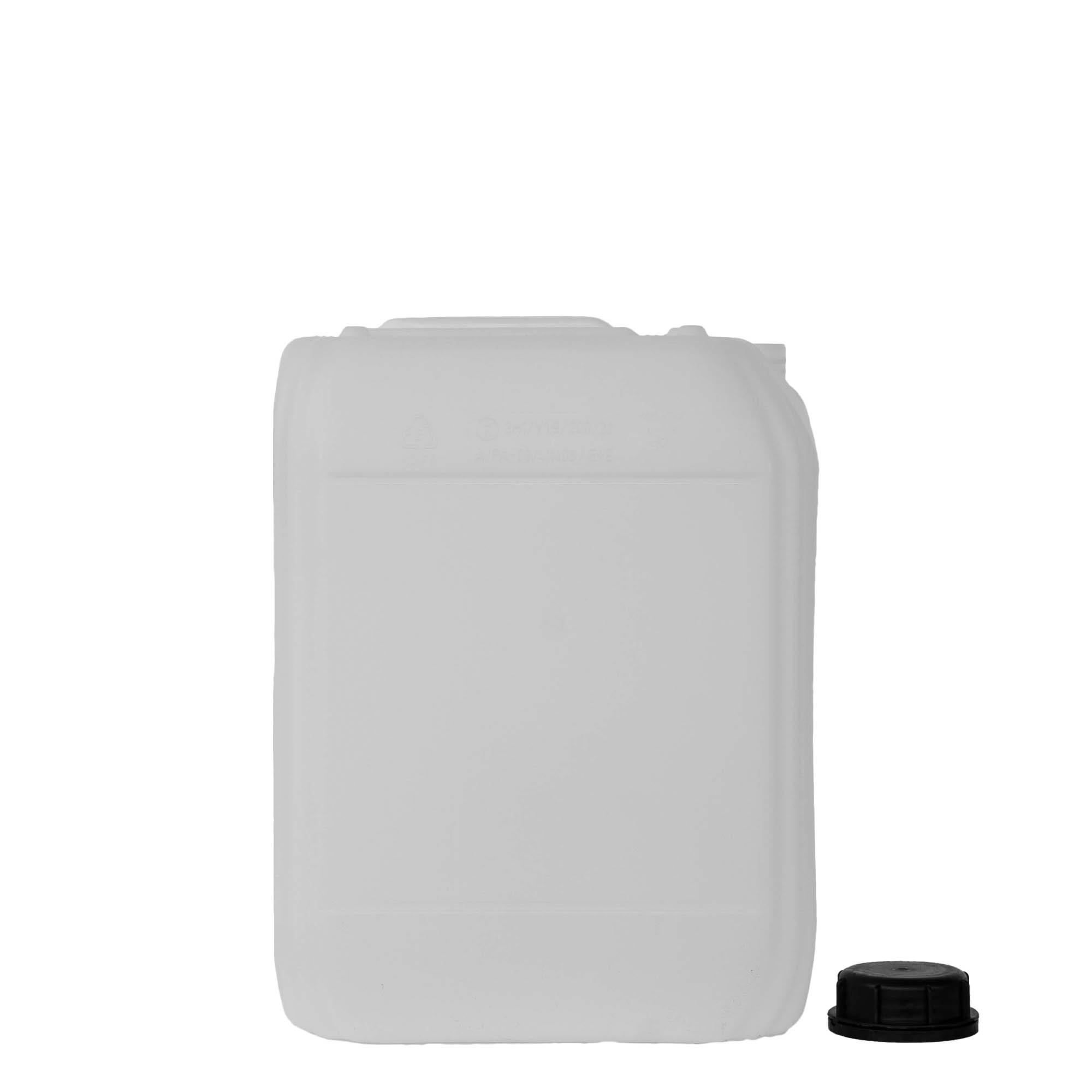 20 l Kanister, rechteckig, HDPE-Kunststoff, natur, Mündung: ND 60 20 l Kanister, rechteckig, HDPE-Kunststoff, natur, Mündung: ND 60