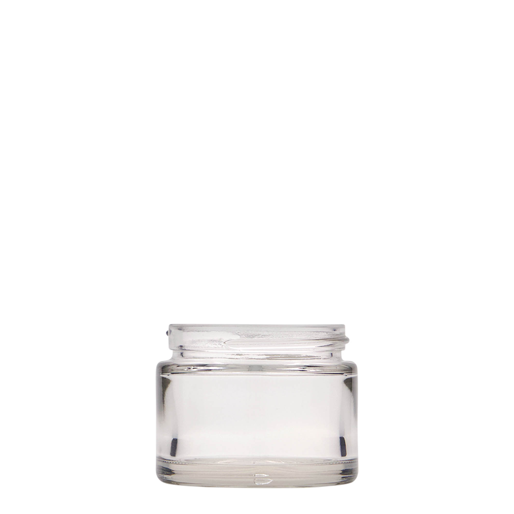 50 ml Tiegel „Beauty“, Glas, Mündung: Schraubverschluss