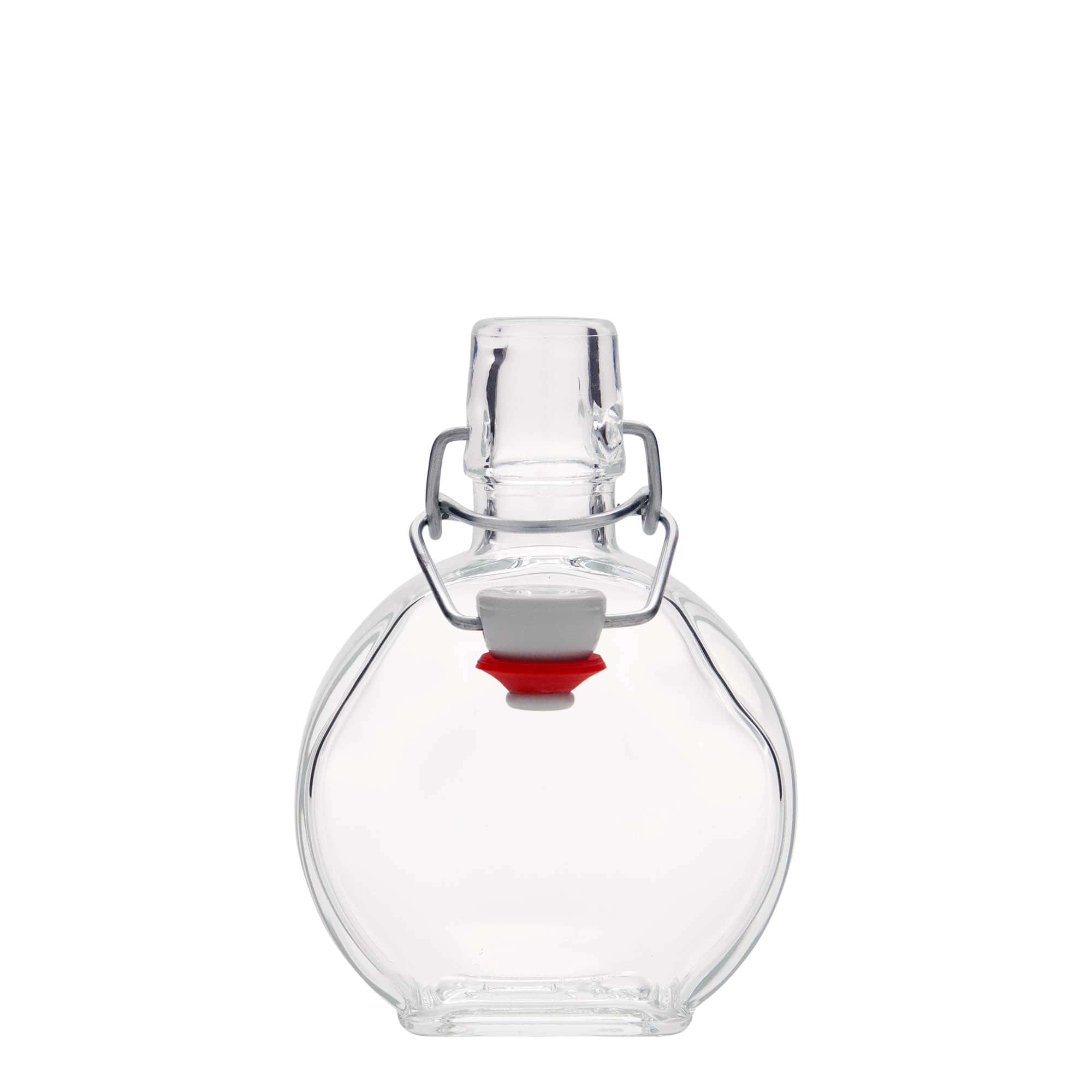 200 ml Glasflasche 'Sensatione', rechteckig, Mündung: Bügelverschluss