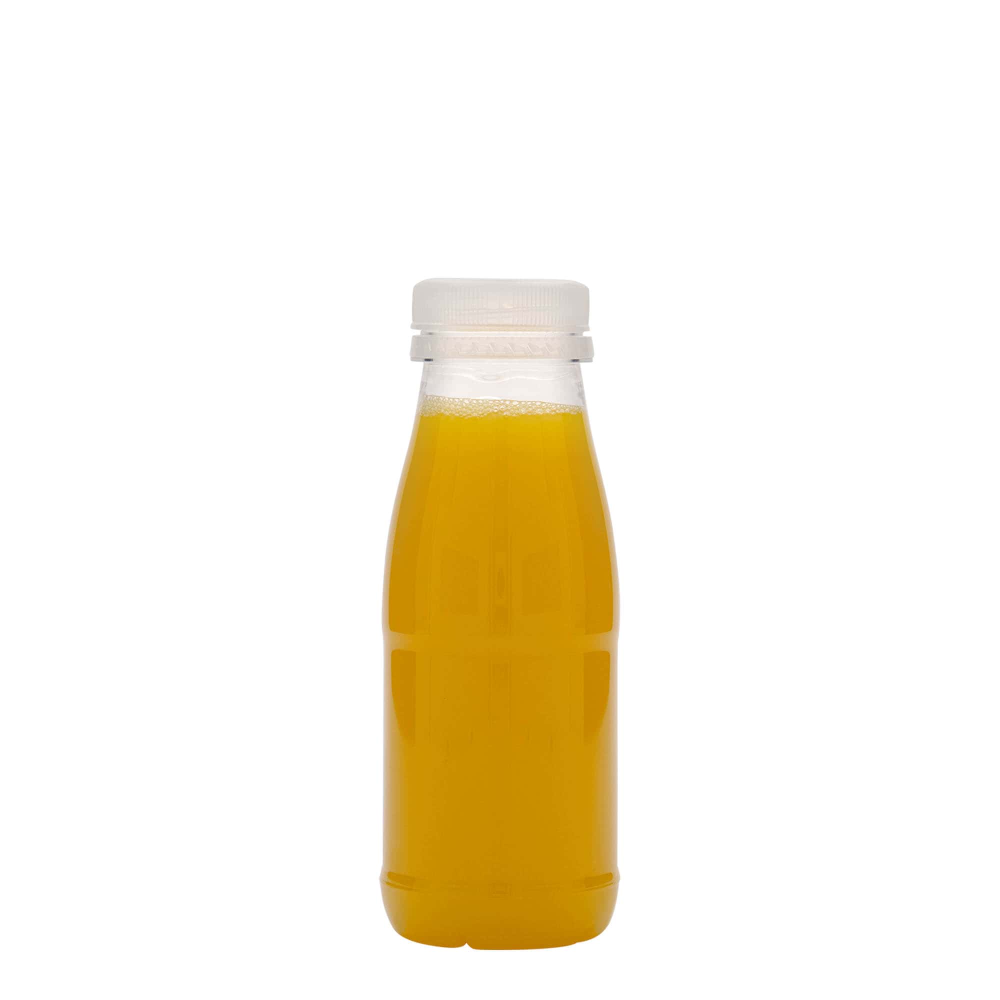 250 ml PET-Flasche „Milk and Juice“, Kunststoff, Mündung: 38 mm