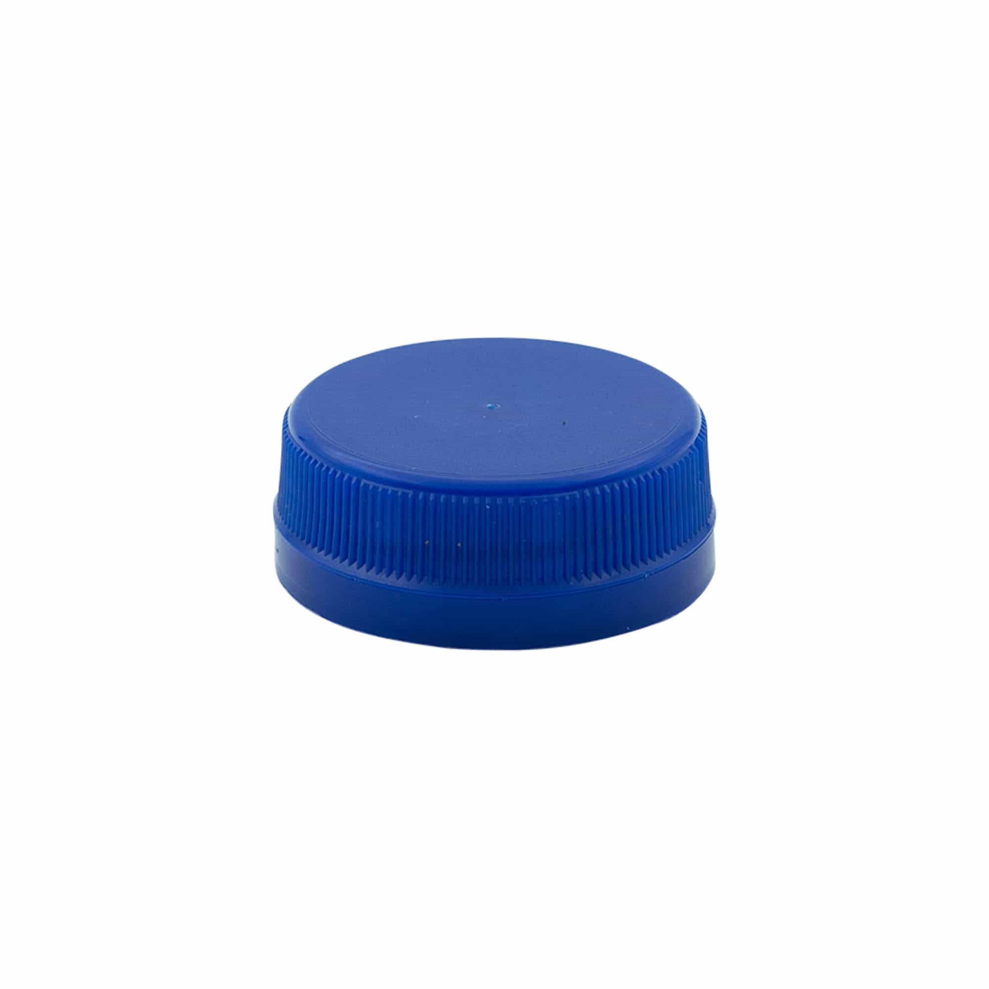 Schraubverschlus Zweistartgewinde, PE-Kunststoff, blau, für Mündung: PET 38 mm Schraubverschlus Zweistartgewinde, PE-Kunststoff, blau, für Mündung: PET 38 mm