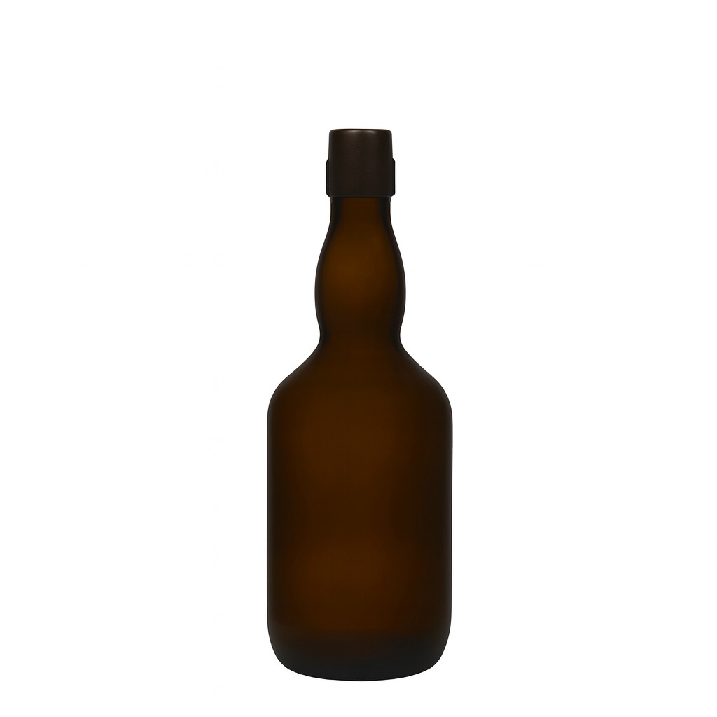 500 ml Bierflasche Kropfhals, Glas, antikgrün, Mündung: Bügelverschluss 500 ml Bierflasche Kropfhals, Glas, antikgrün, Mündung: Bügelverschluss