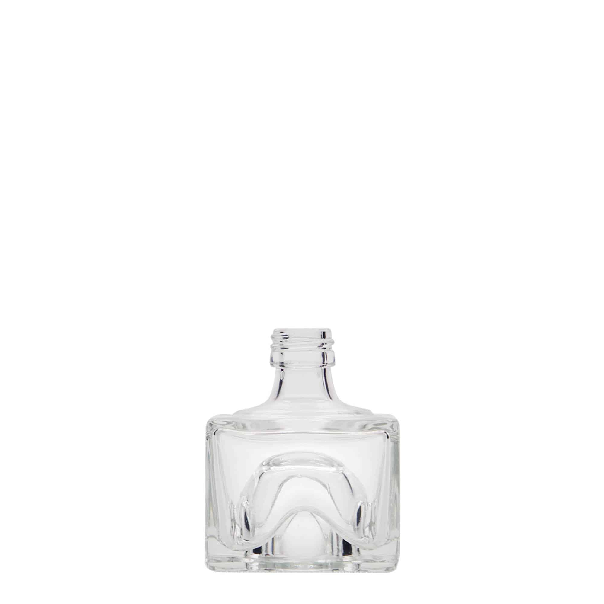 40 ml Glasflasche „Cocolores“, quadratisch, Mündung: PP 18