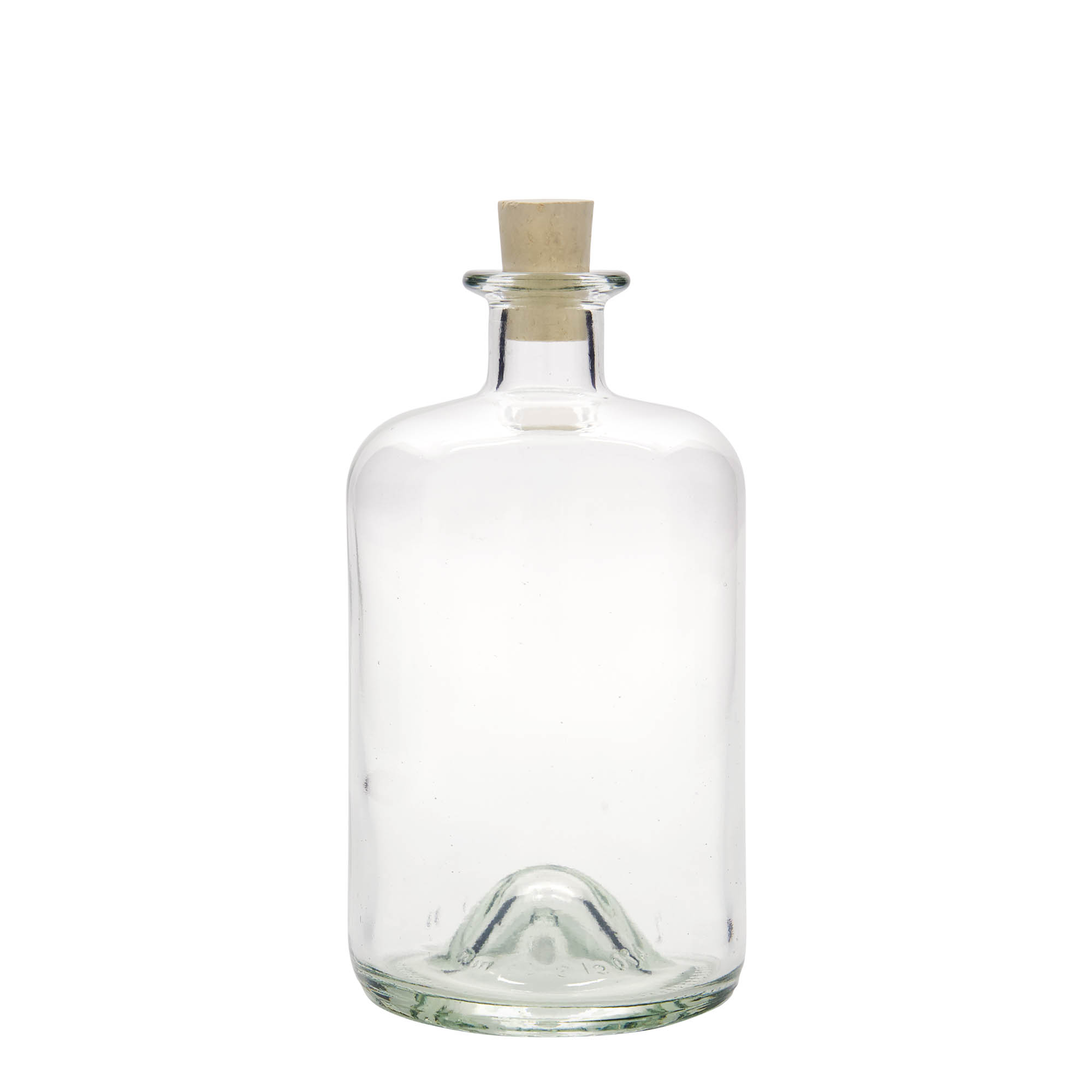 700 ml Glasflasche Apotheker, Mündung: Kork 700 ml Glasflasche Apotheker, Mündung: Kork