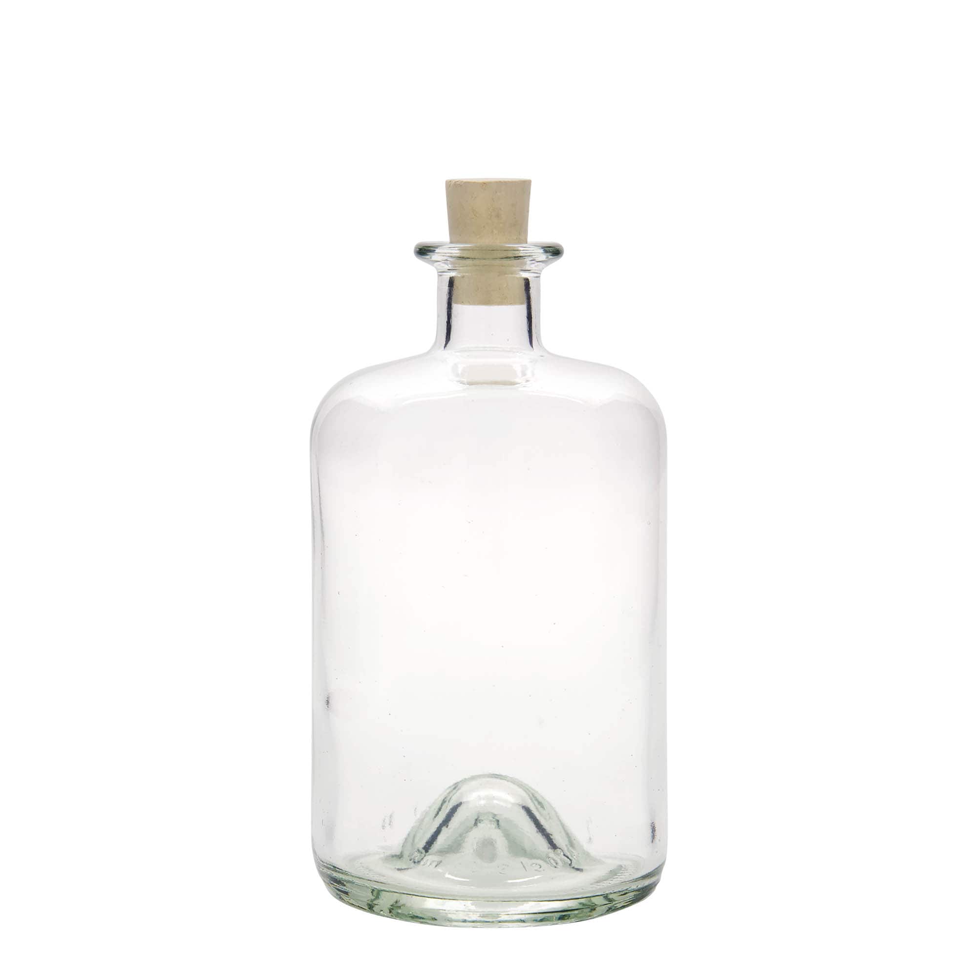 700 ml Glasflasche Apotheker, Mündung: Kork