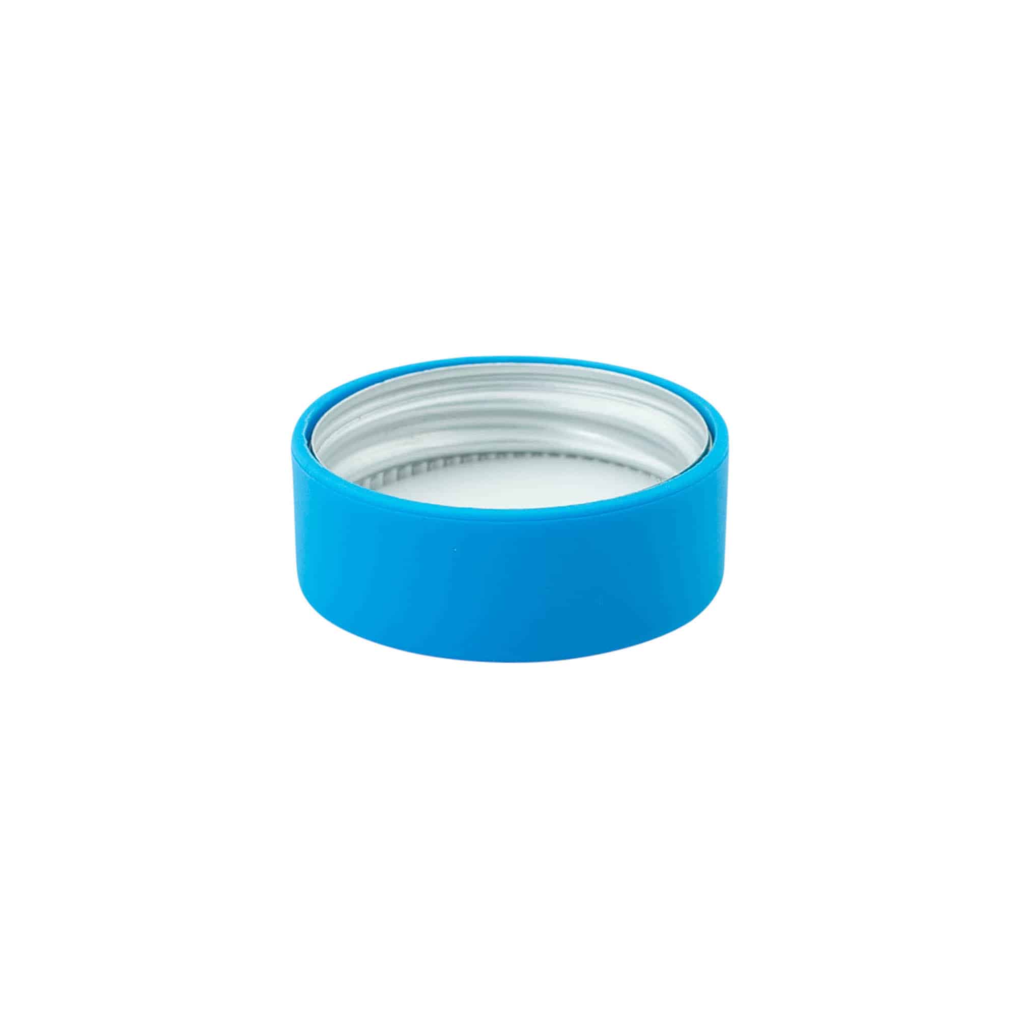 Schraubverschluss, ABS-Kunststoff, wasserblau, für Mündung: GPI 33/400