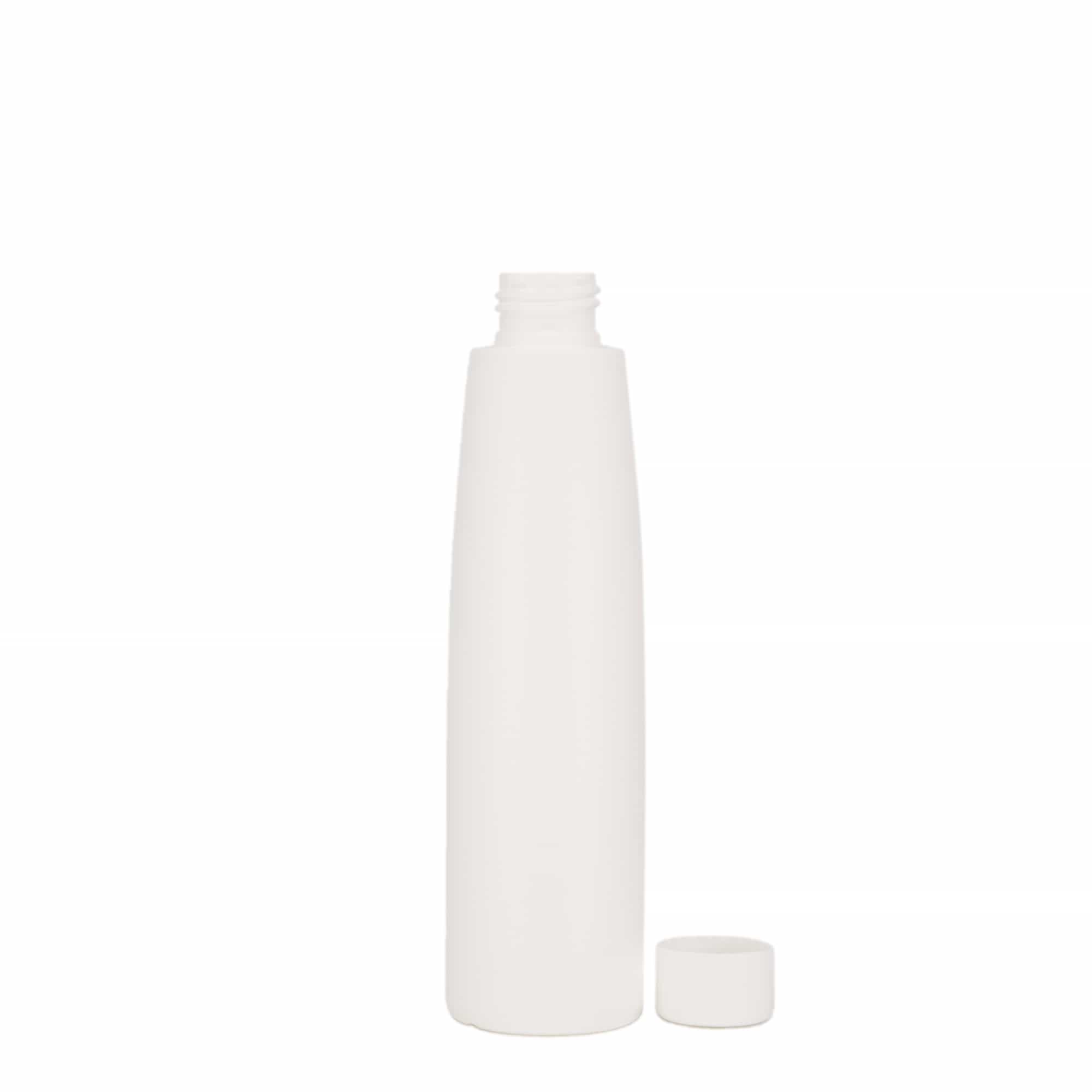 200 ml Kunststoffflasche „Donald“, HDPE, weiß, Mündung:  24/410