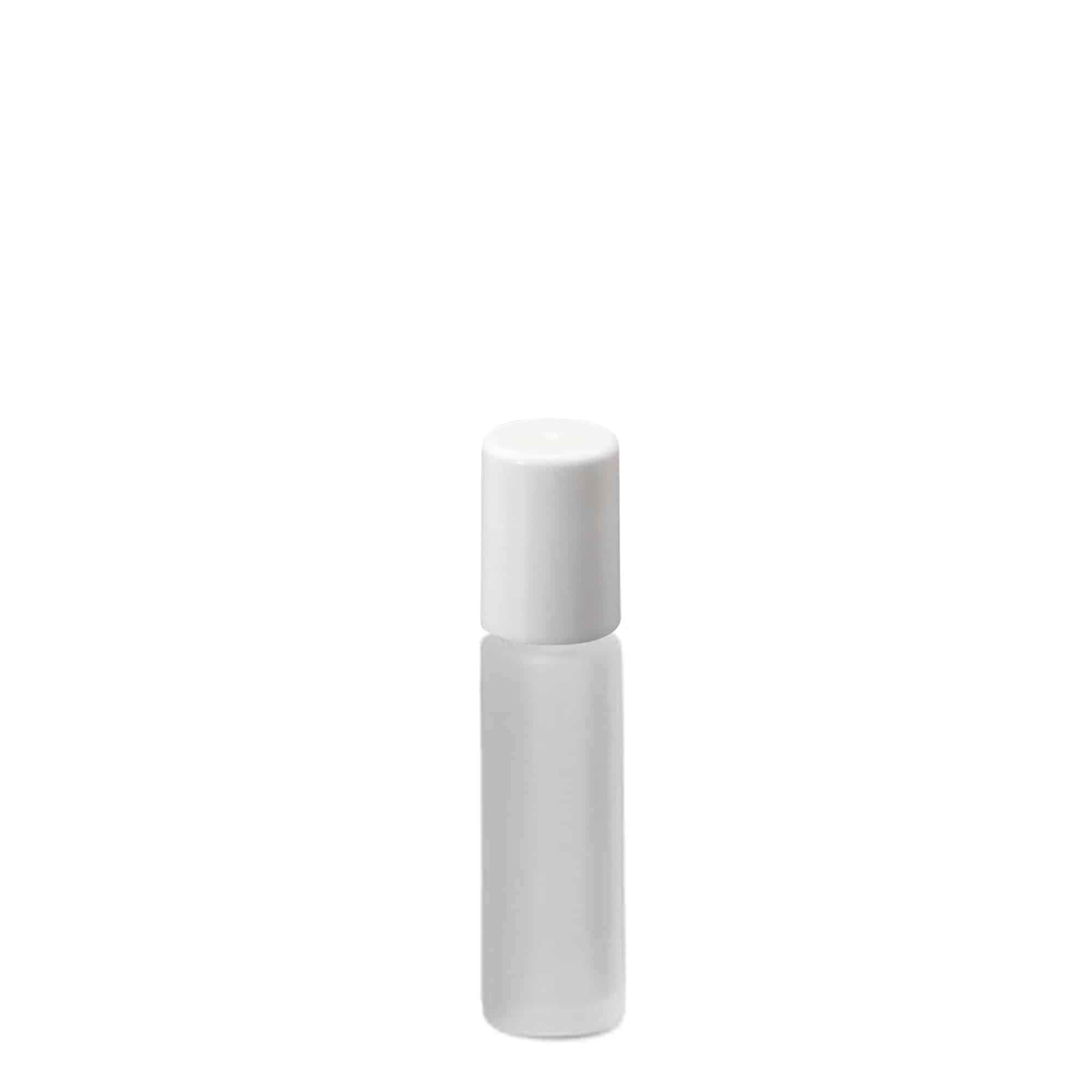 10 ml Roll-On-Flasche, Glas, braun, Mündung: Schraubverschluss