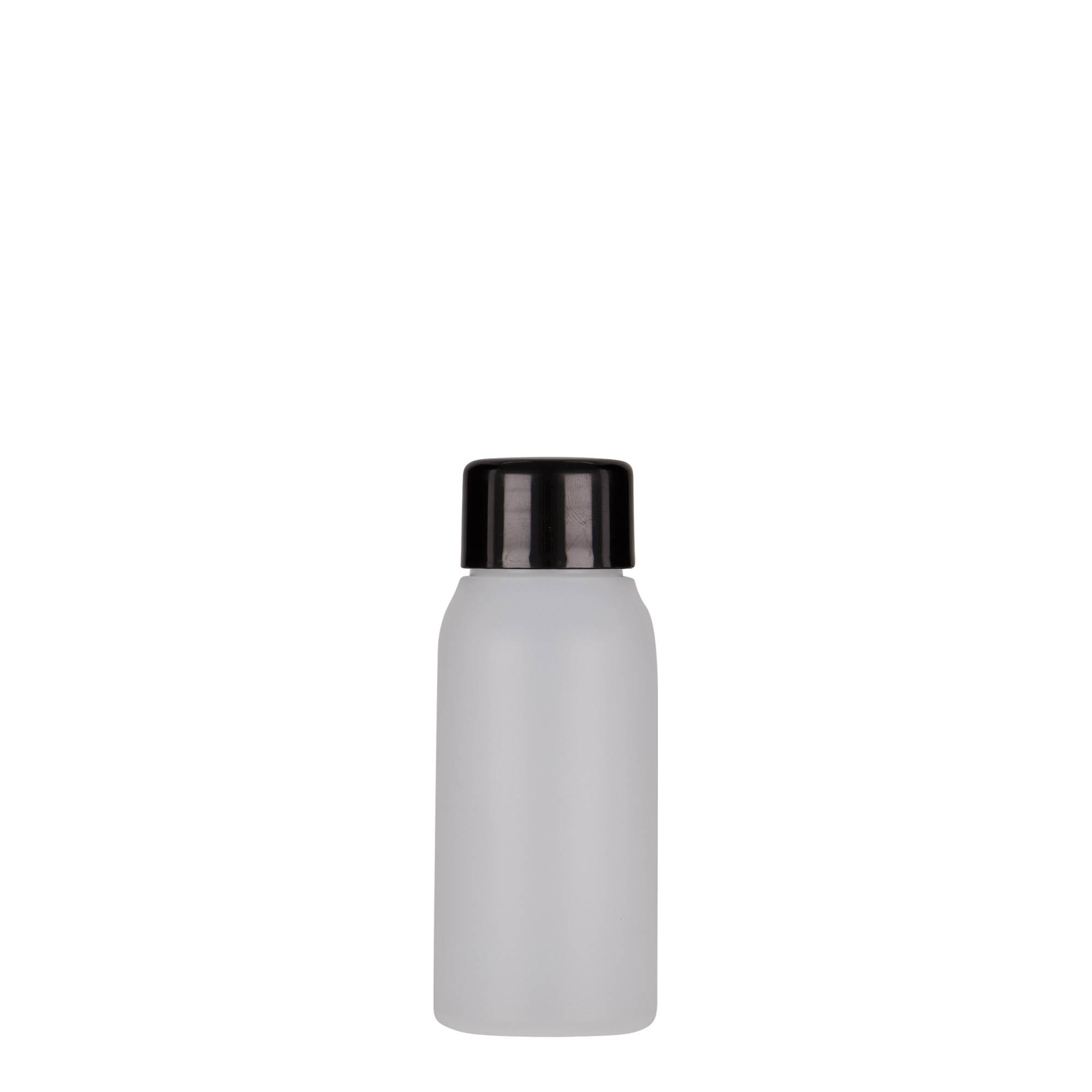 50 ml Kunststoffflasche „Tuffy“, HDPE, natur, Mündung:  24/410