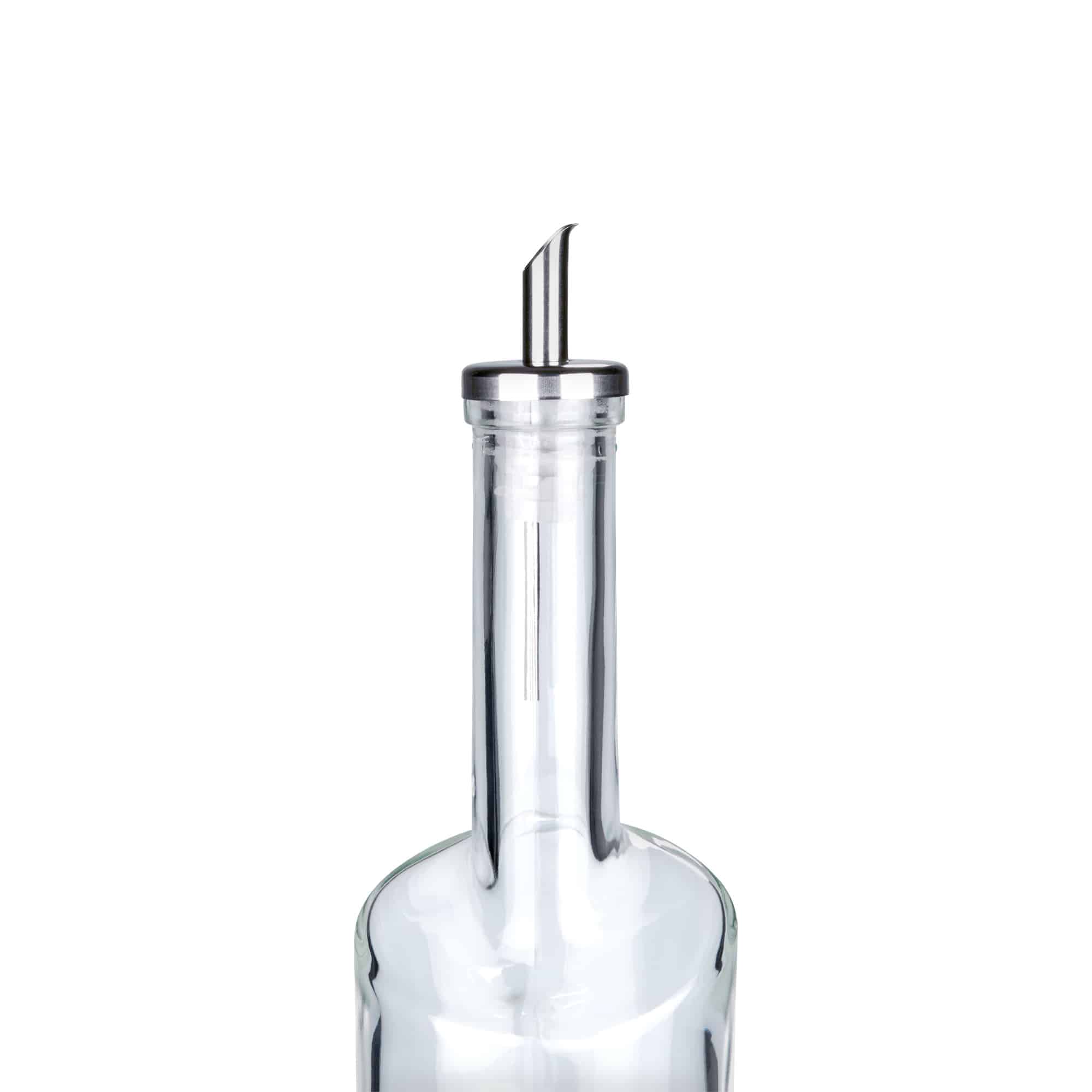 Ausgießer Inox Öl, Edelstahl, silber