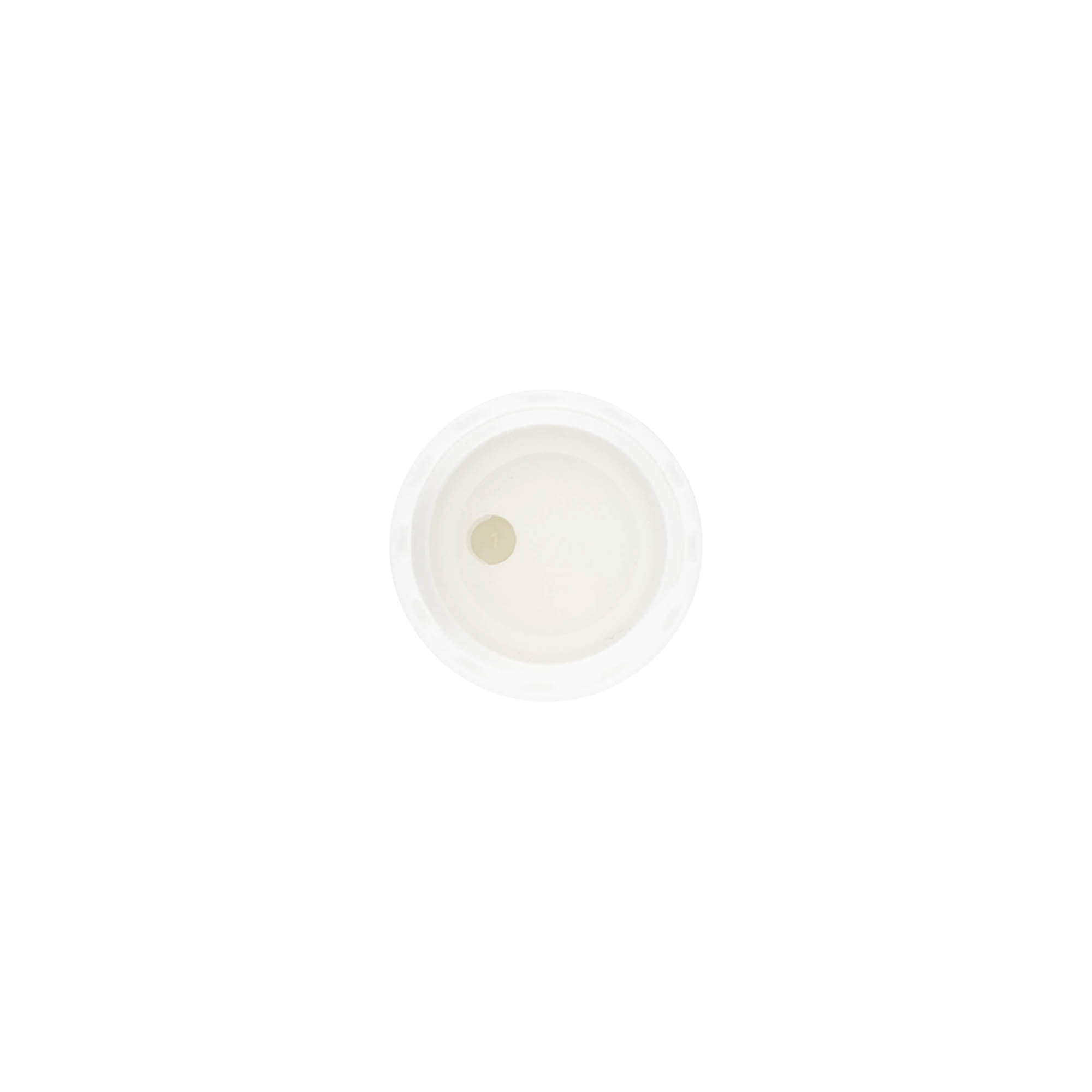 Schraubverschluss Disc Top, PP-Kunststoff, weiß, für Mündung: 20/410