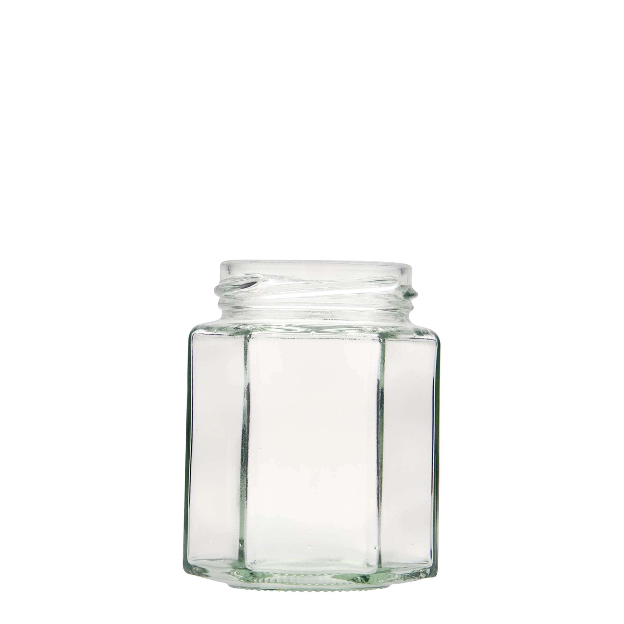 196 ml Sechskantglas, Mündung: Twist-off (TO 58)