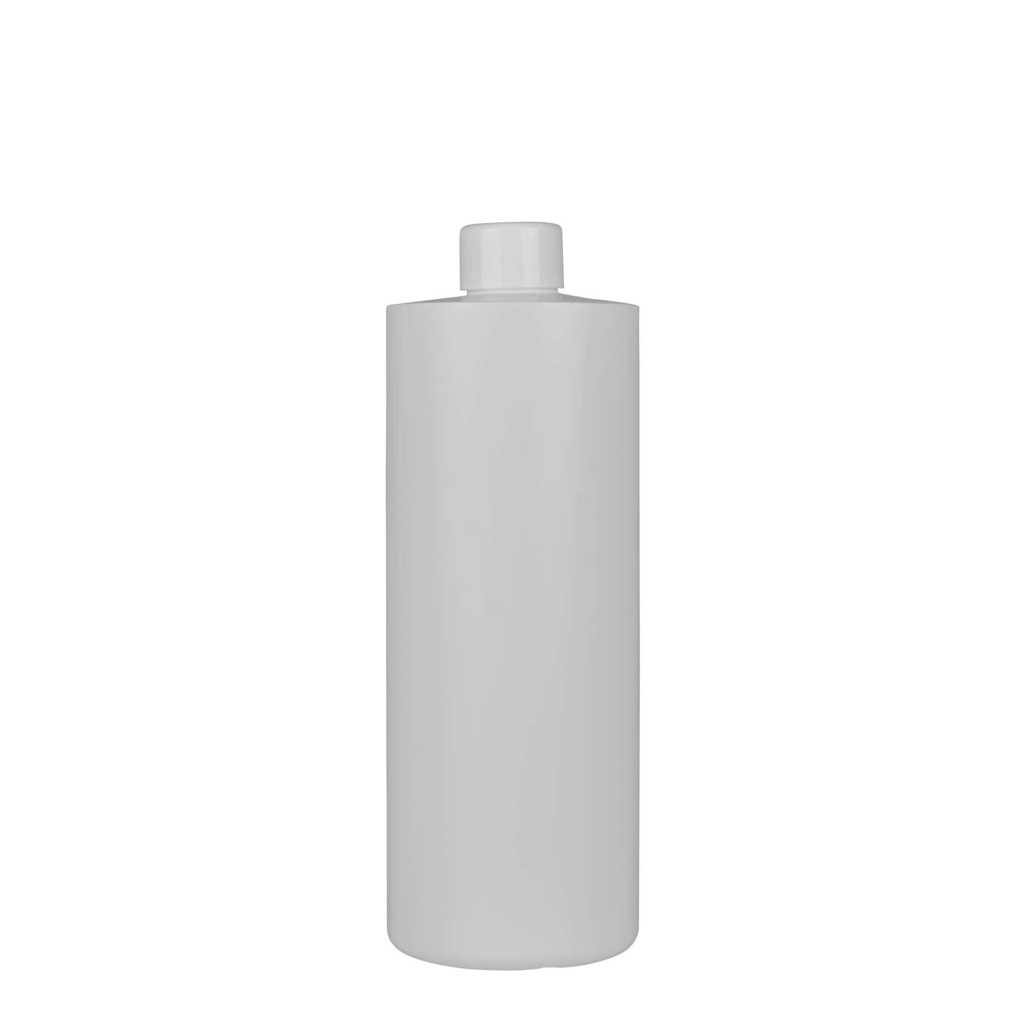 500 ml Kunststoffflasche „Pipe“, Braskem®, weiß, Mündung:  24/410