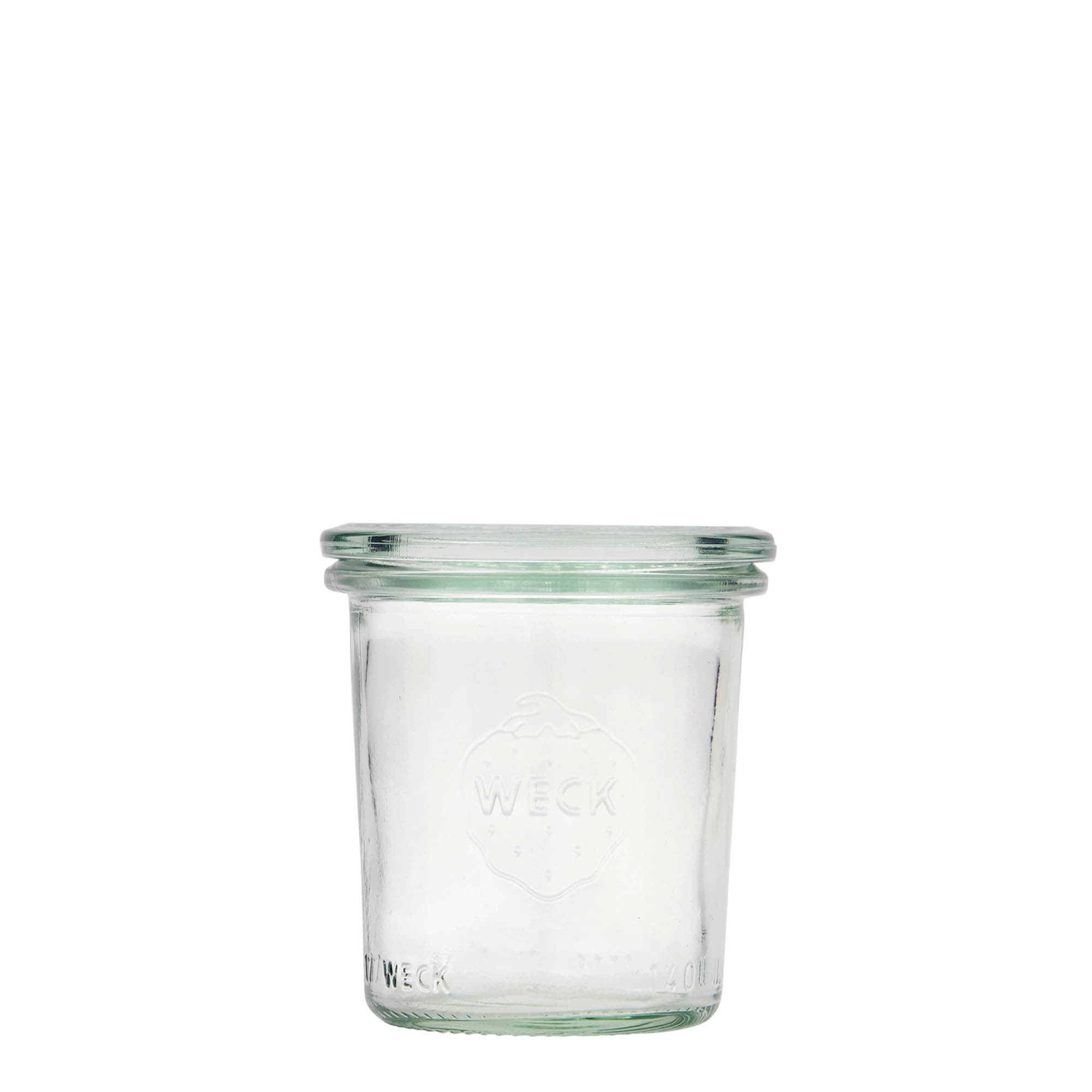 12x 140 ml WECK-Sturzglas mit Glasdeckel RR 60