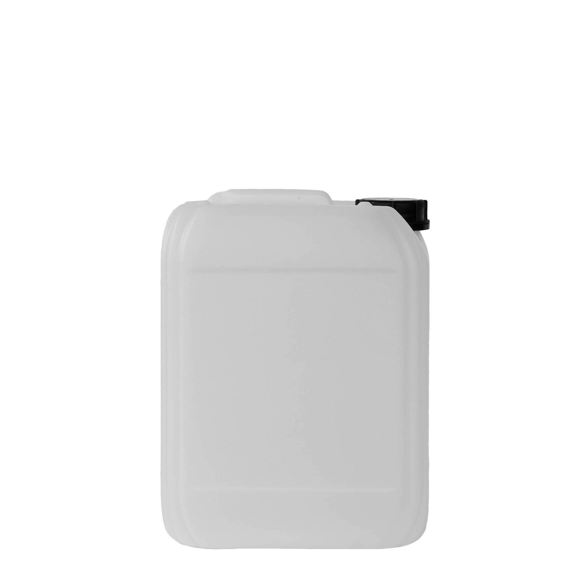10 l Kanister, rechteckig, HDPE-Kunststoff, natur, Mündung: ND 55 10 l Kanister, rechteckig, HDPE-Kunststoff, natur, Mündung: ND 55