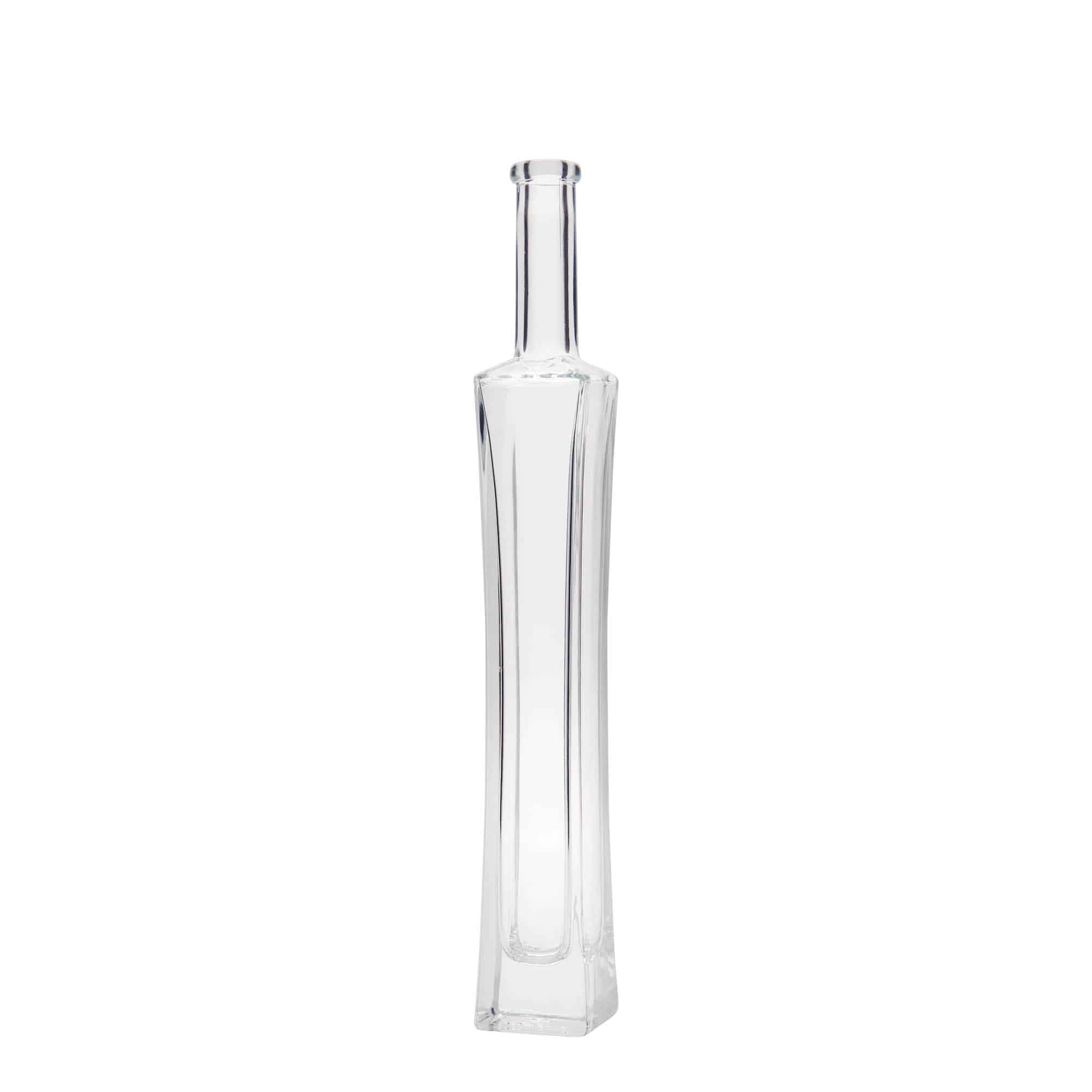 100 ml Glasflasche 'Koko', quadratisch, Mündung: Kork 100 ml Glasflasche 'Koko', quadratisch, Mündung: Kork