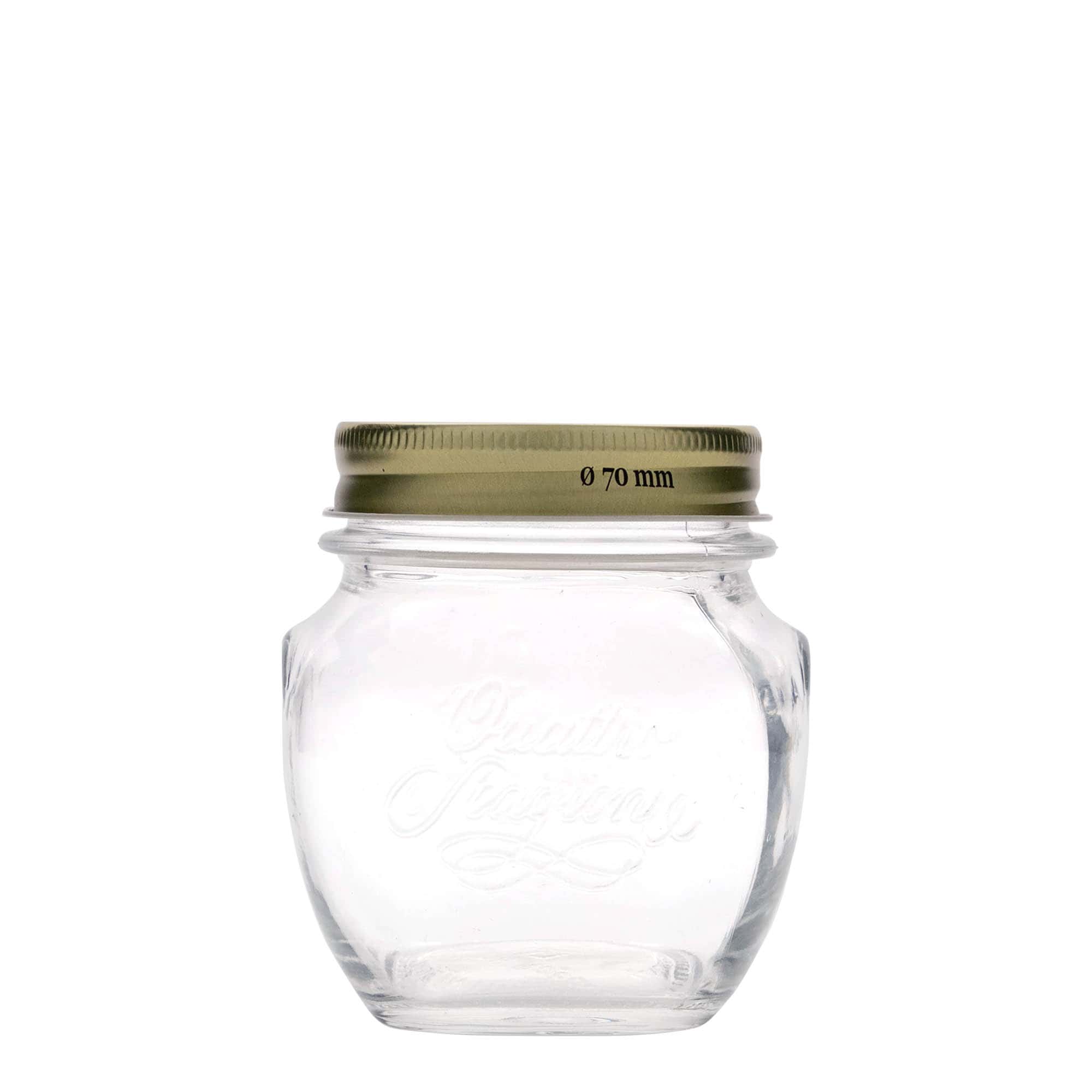 300 ml Schmuckglas 'Quattro Stagioni', Mündung: Schraubverschluss
