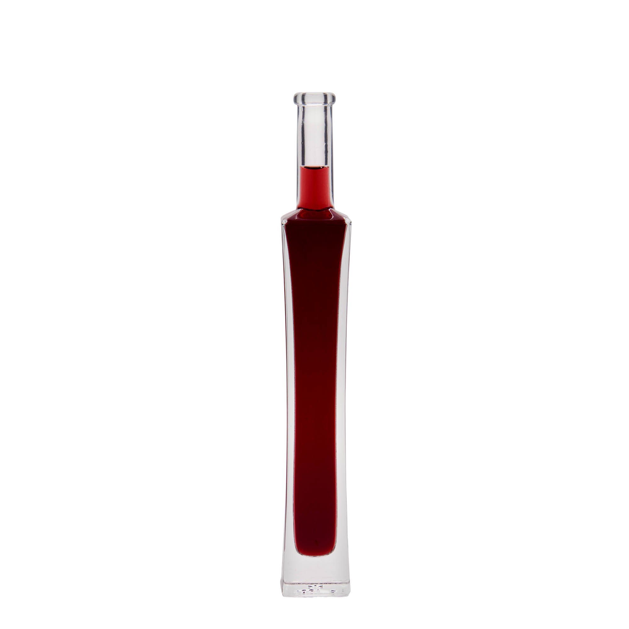 100 ml Glasflasche 'Koko', quadratisch, Mündung: Kork 100 ml Glasflasche 'Koko', quadratisch, Mündung: Kork