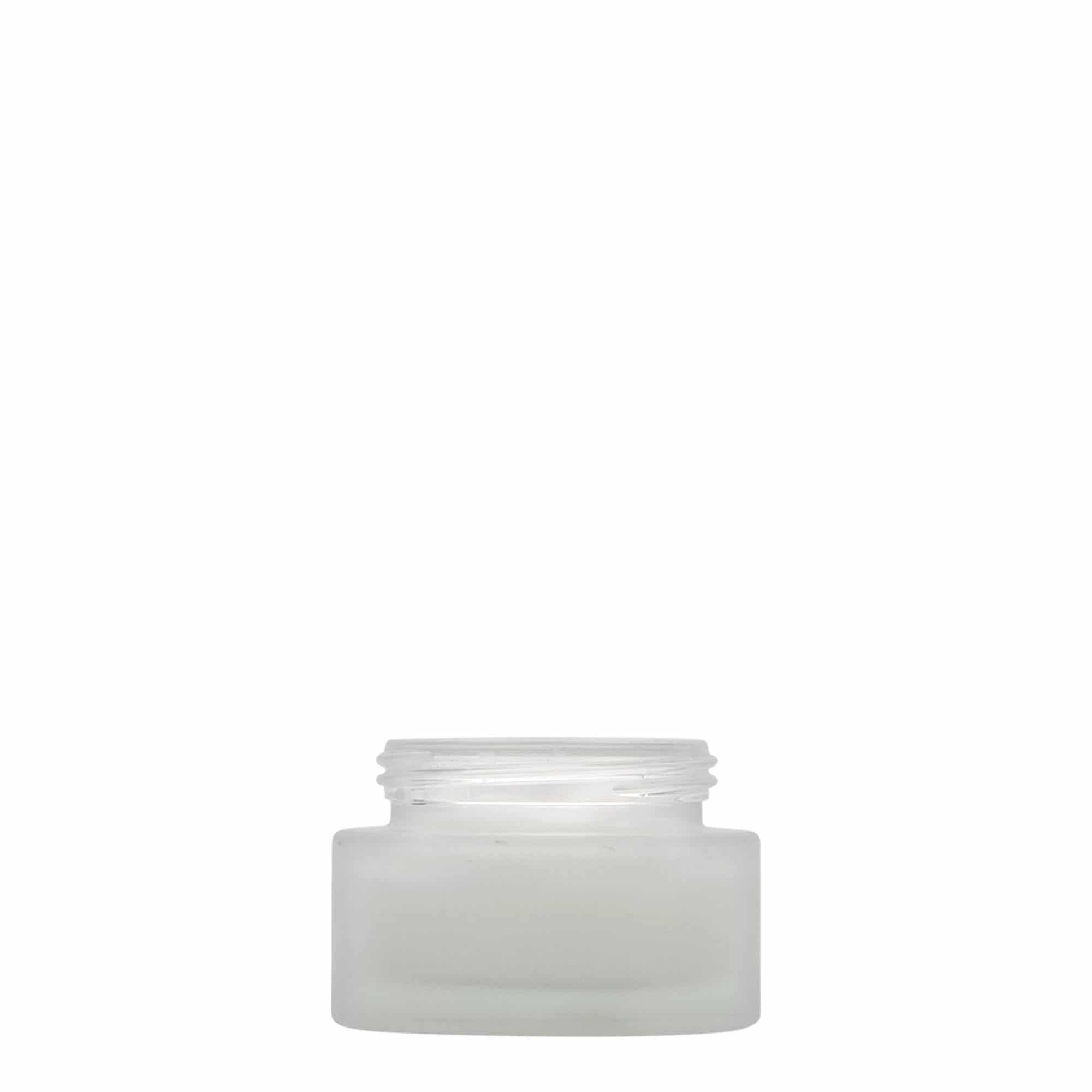 30 ml Tiegel 'Platin Edition', Glas, geeist, Mündung: Schraubverschluss 30 ml Tiegel 'Platin Edition', Glas, geeist, Mündung: Schraubverschluss