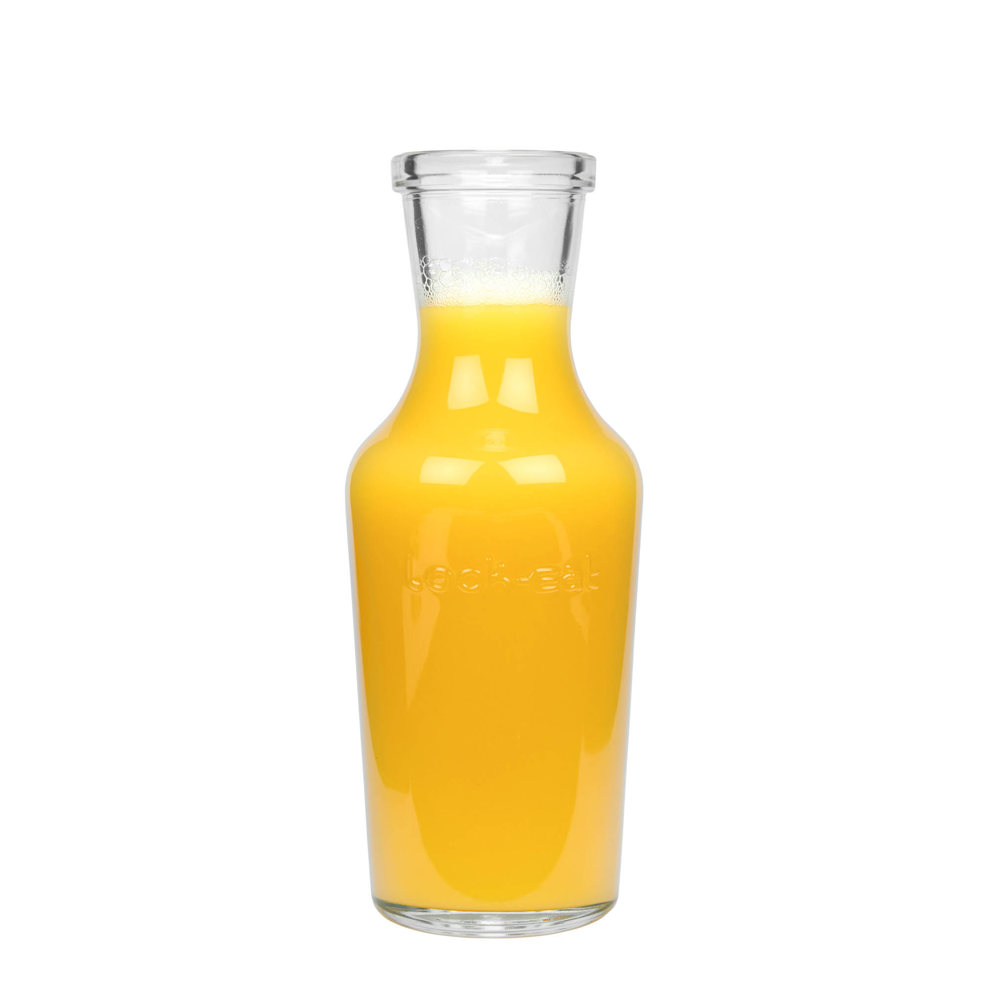 1.000 ml Glaskaraffe 'Lock-Eat', Mündung: Drahtbügelverschluss 1.000 ml Glaskaraffe 'Lock-Eat', Mündung: Drahtbügelverschluss