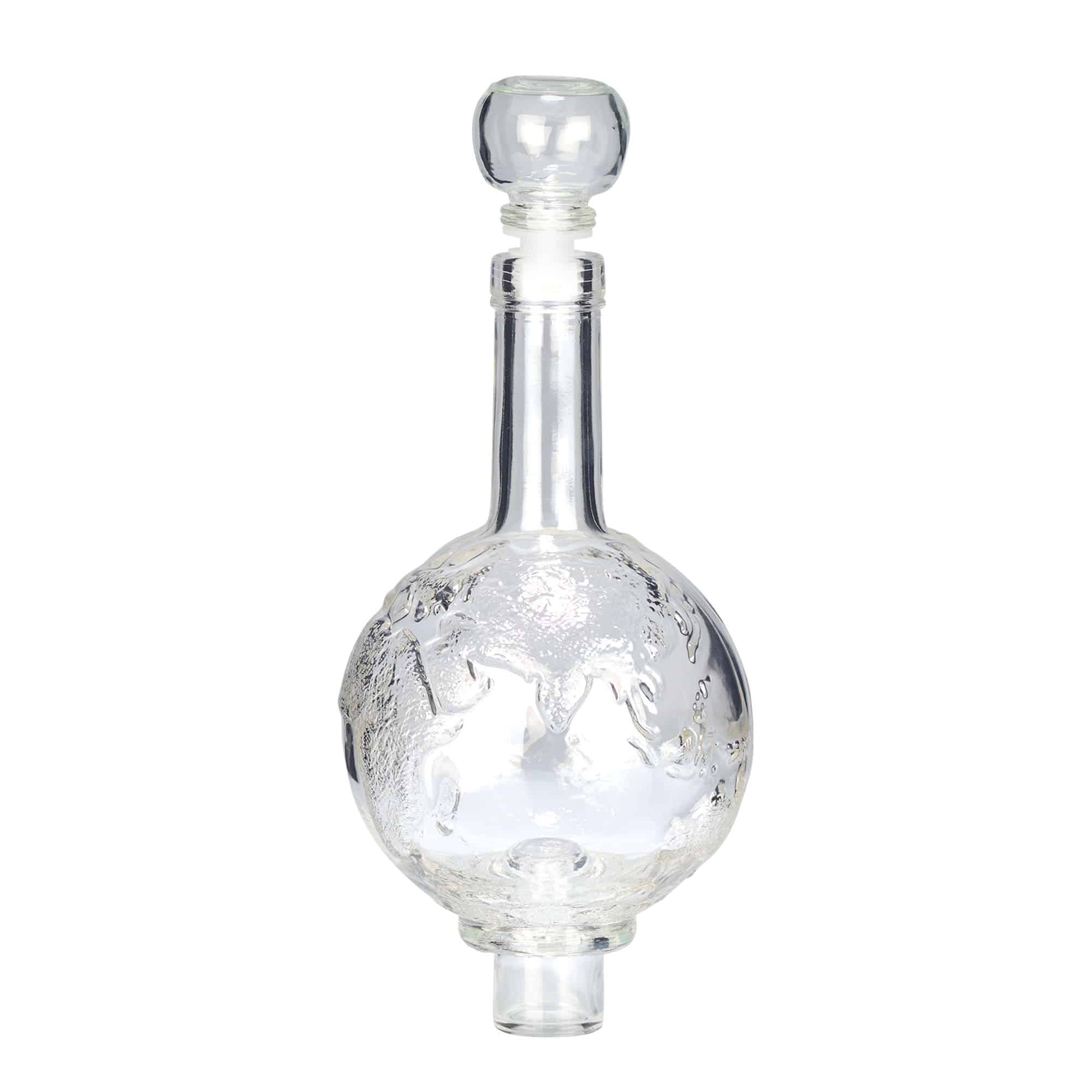 500 ml Glasflasche 'Globus', Mündung: Kork
