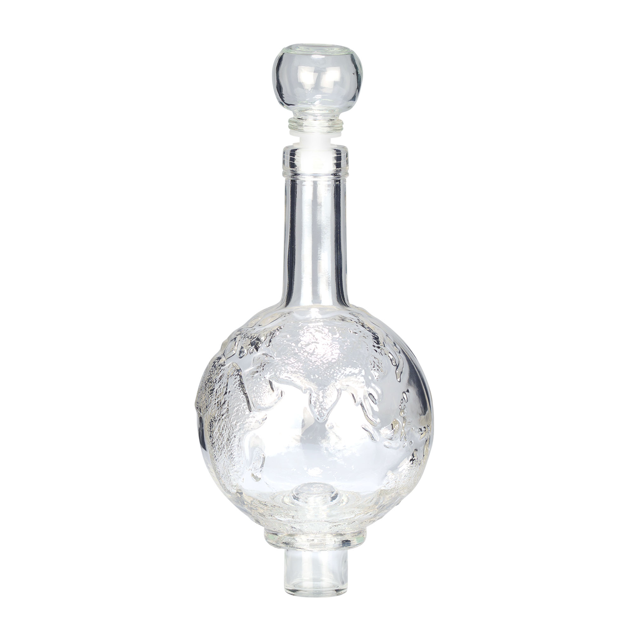 500 ml Glasflasche 'Globus', Mündung: Kork