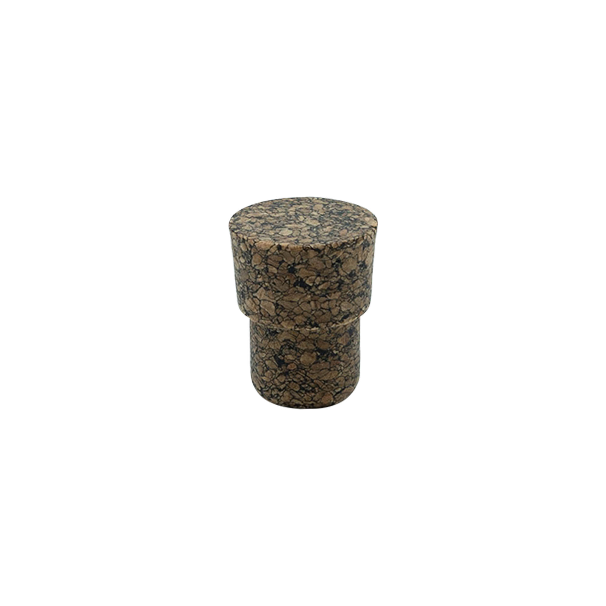 Griffkorken „Cornice“ 18,2 mm, Corkcoal, für Mündung: Kork